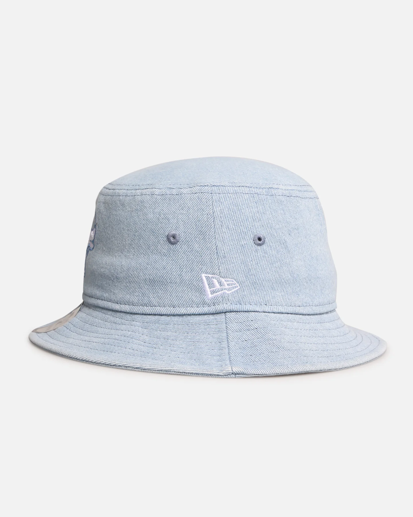 New Era Chicago Bulls 'Washed Denim' Bucket Hat Blue Washed Denim - Image 4