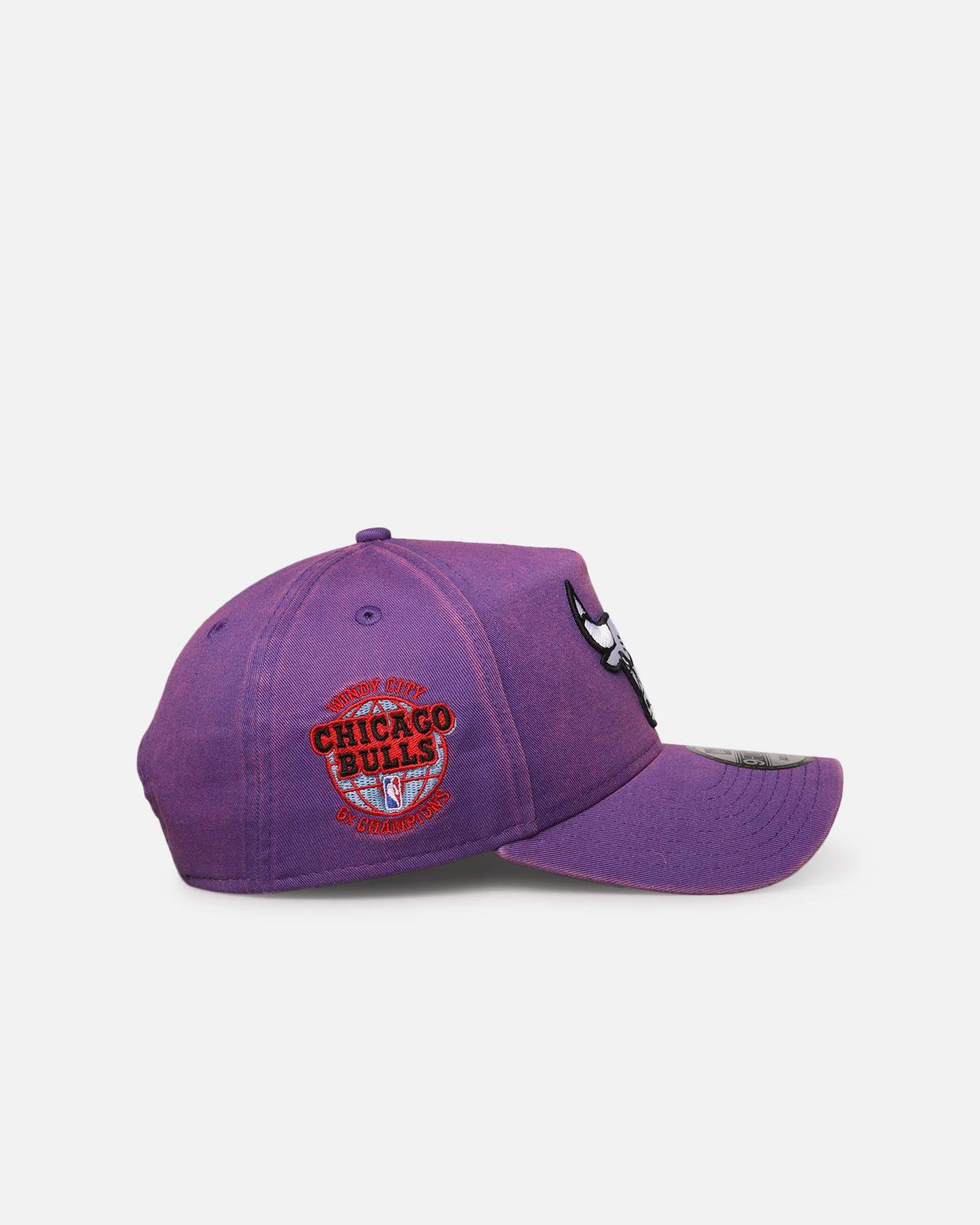 New Era Chicago Bulls 'Washed Purple' 9FORTY A-Frame Snapback Washed Purple - Image 3