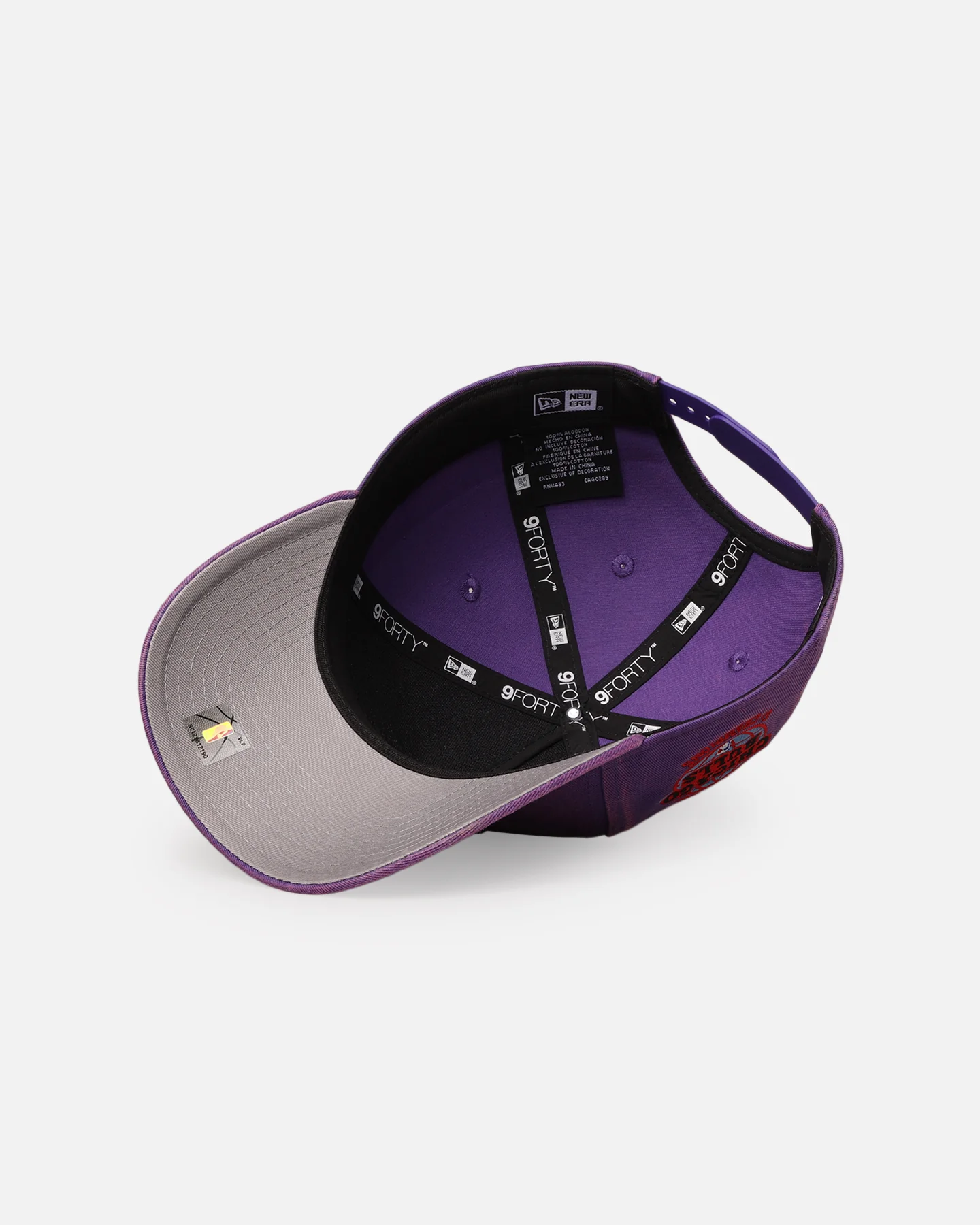 New Era Chicago Bulls 'Washed Purple' 9FORTY A-Frame Snapback Washed Purple - Image 6