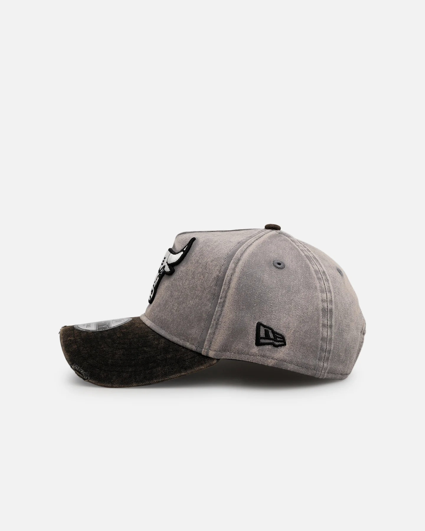 New Era Chicago Bulls 'Washed Storm Gray' 9FORTY A-Frame Snapback Gray - Image 4