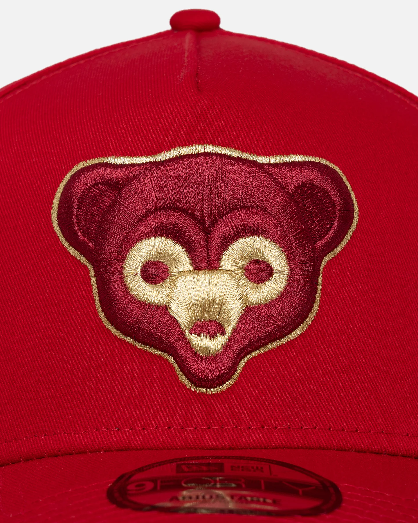 New Era Chicago Cubs 'Year Of The Dragon' 9FORTY A-Frame Snapback Scarlet/Gold - Image 5
