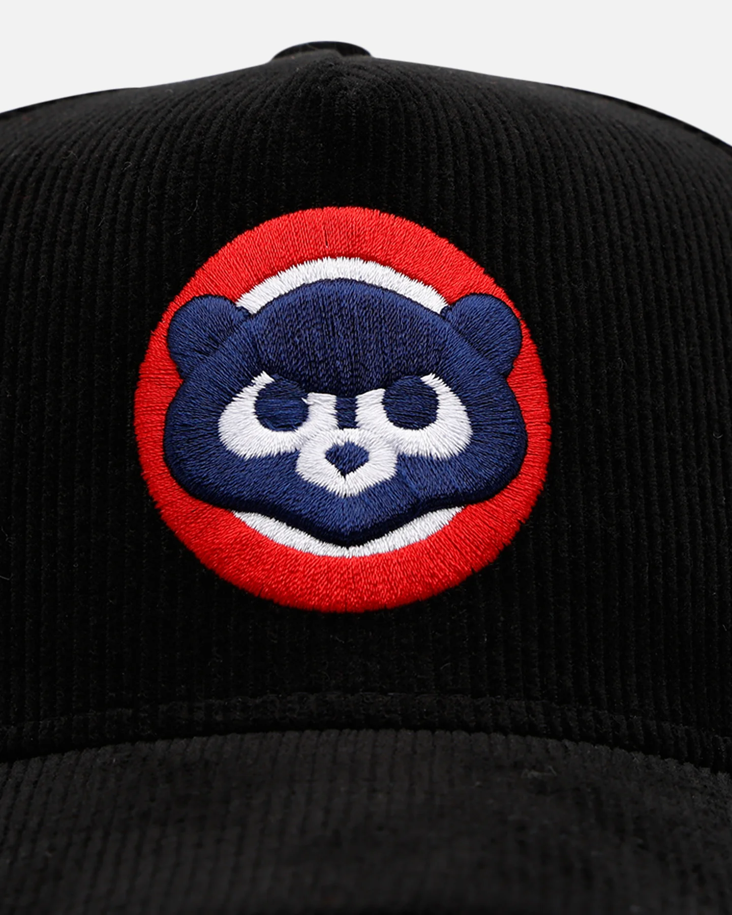 New Era Chicago Cubs 'Black Cord' 9FORTY A-Frame Corduroy Snapback Black - Image 6