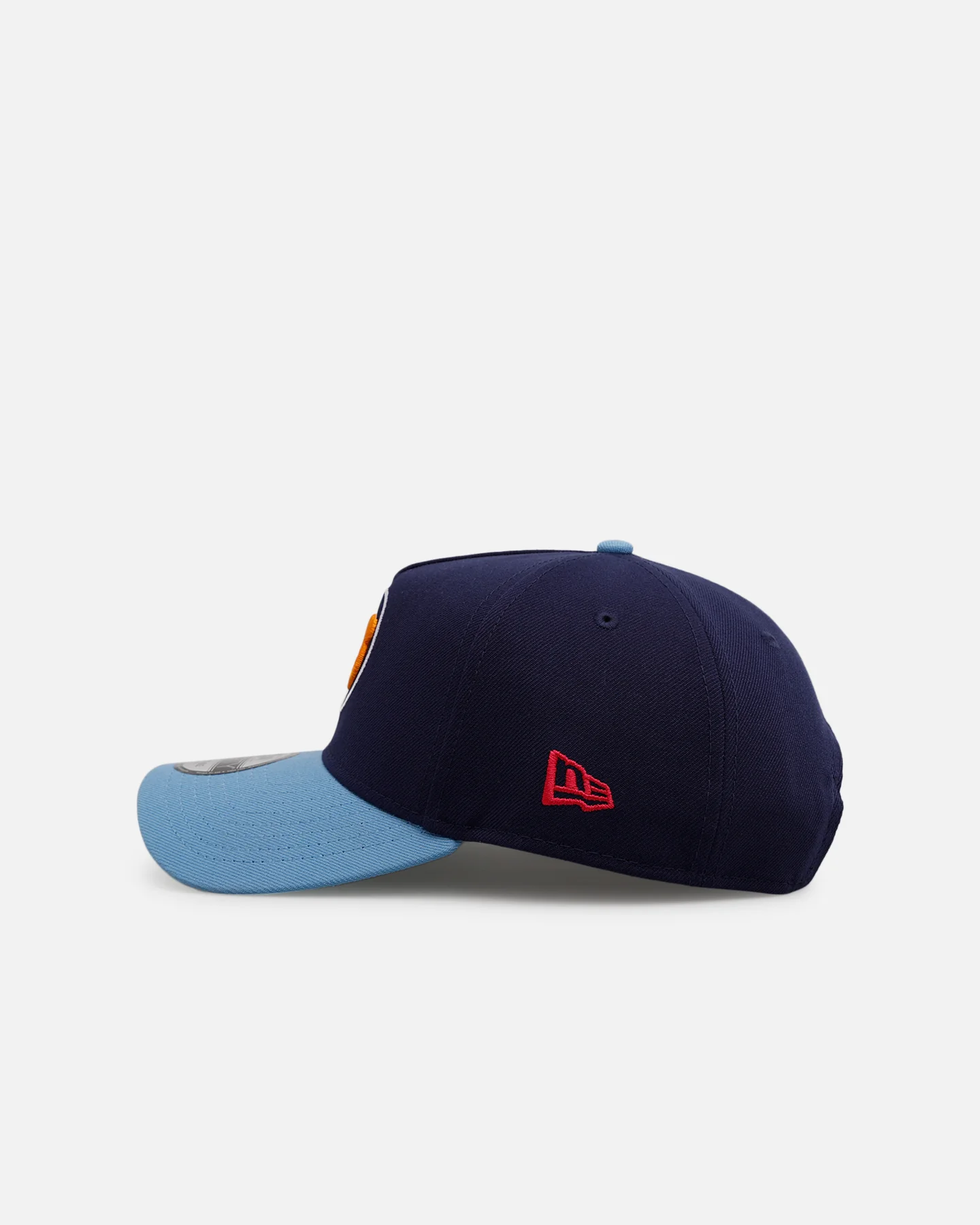 New Era Chicago Cubs 'Coral' 9FORTY A-Frame Snapback Navy/Sky - Image 4
