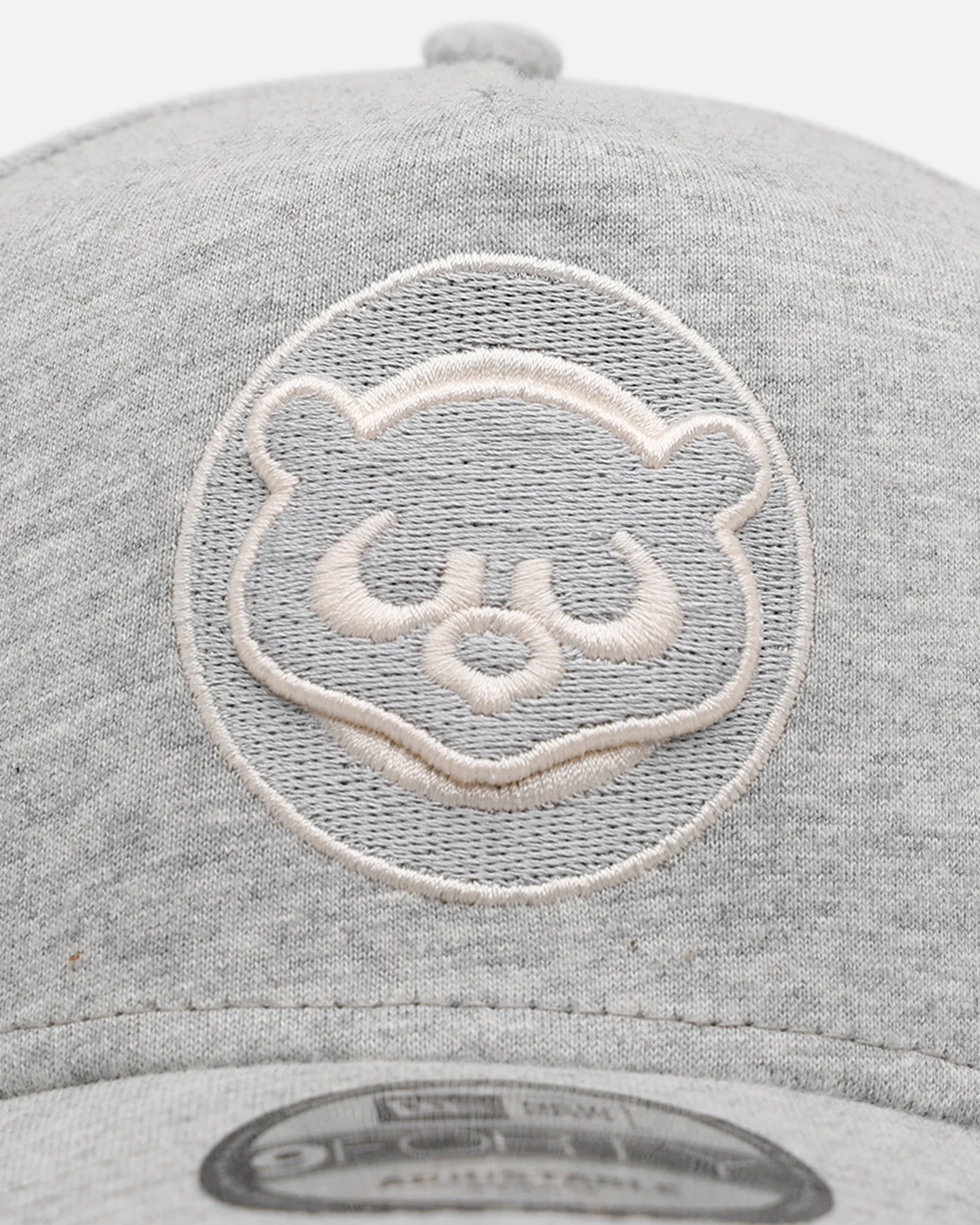 New Era Chicago Cubs 'Cozy' 9FORTY A-Frame Strapback Heather Grey - Image 5