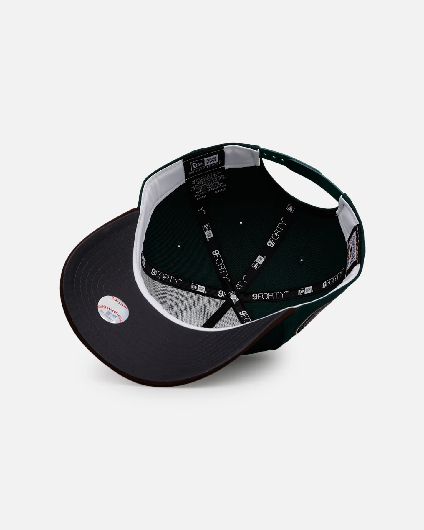 New Era Chicago Cubs 'Rainforest' 9FORTY A-Frame Snapback Green/Brown - Image 6