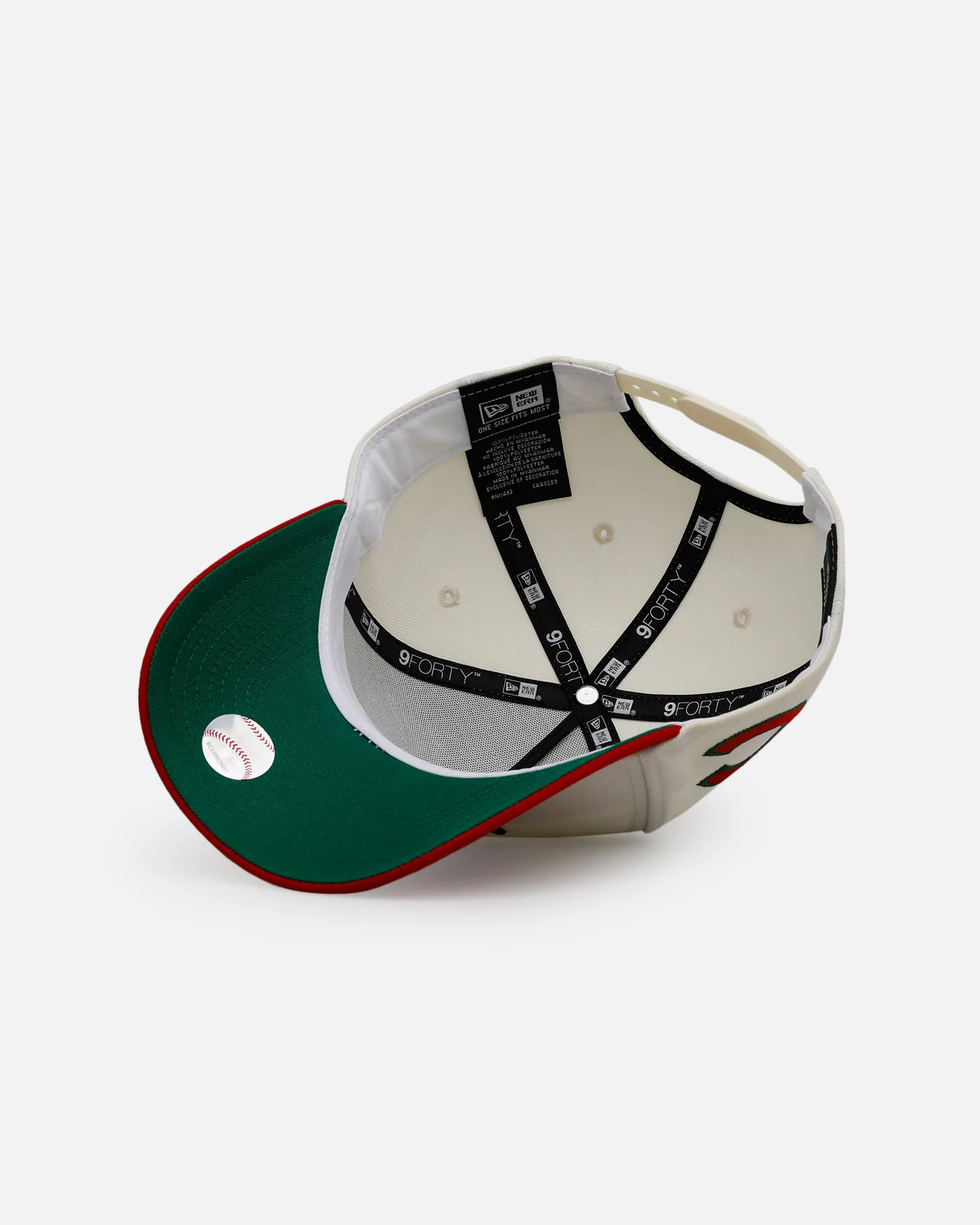 New Era Chicago Cubs 'Strawberry' 9FORTY A-Frame Snapback Chrome/Red - Image 6