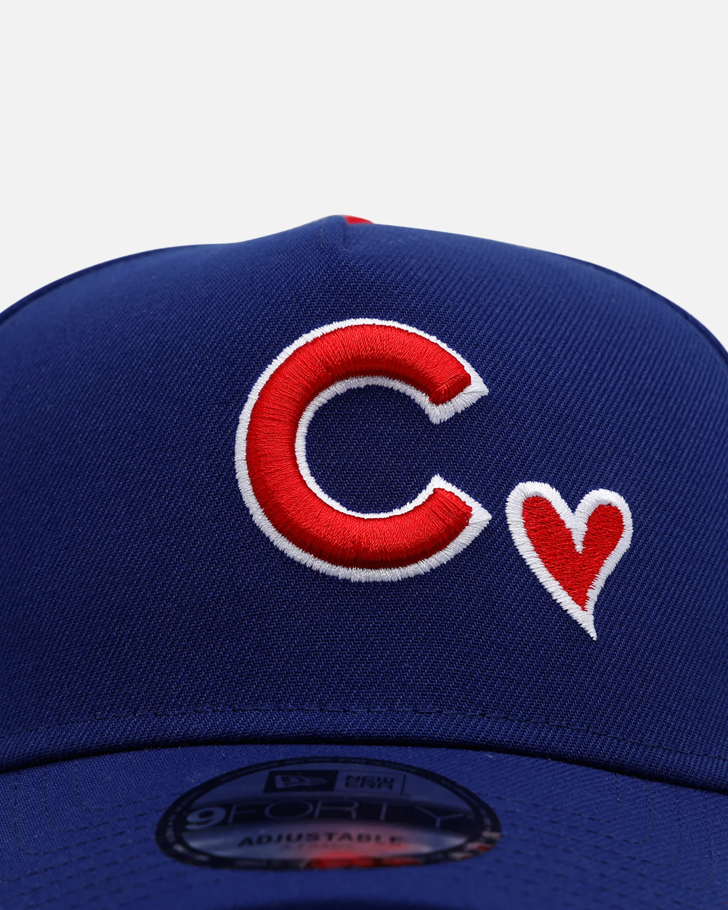 New Era Chicago Cubs 'Team Color Hearts' 9FORTY A-Frame Snapback Official Team Color - Image 5