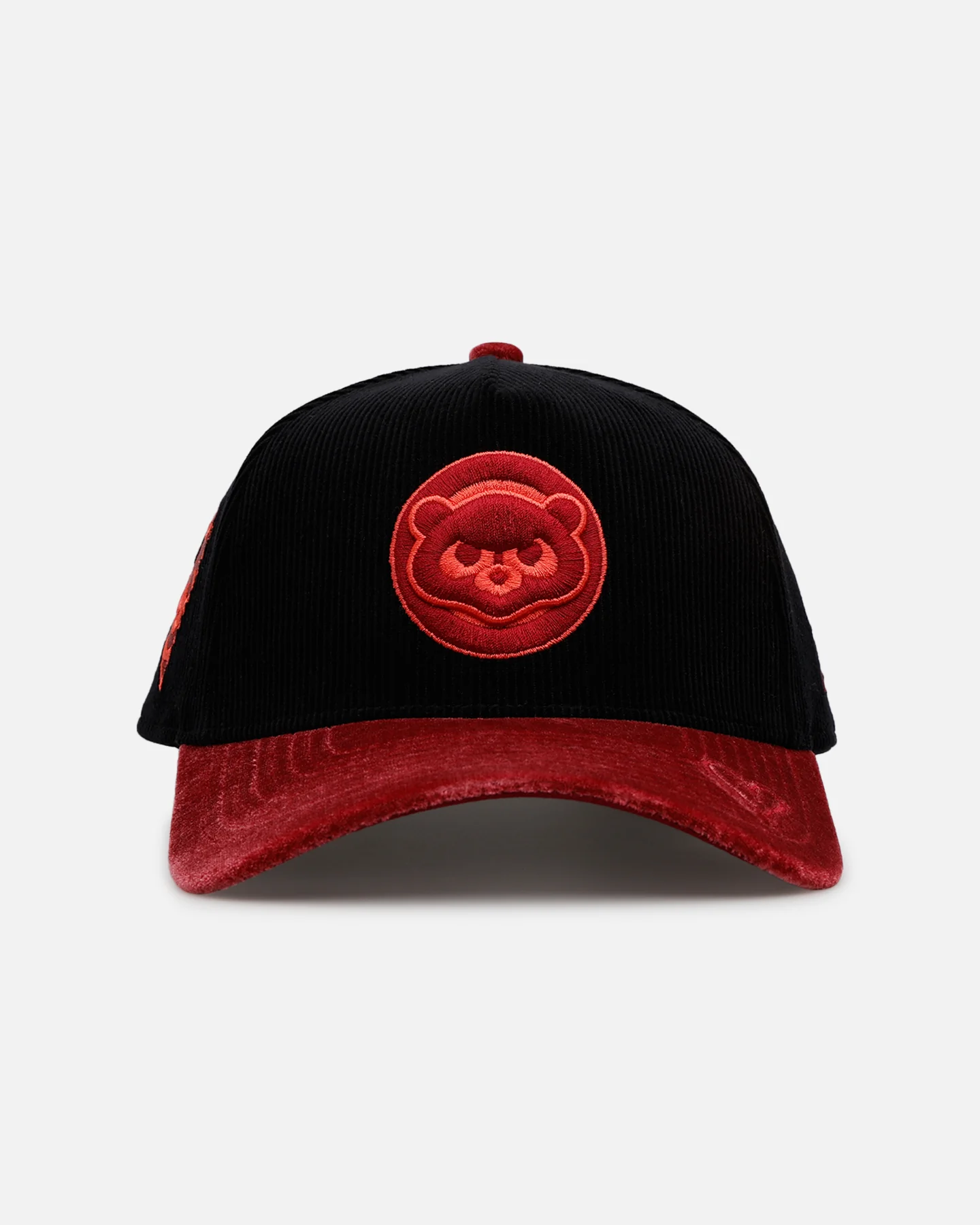New Era Chicago Cubs 'Velvet Cord Certified Lover' 9FORTY A-Frame Premium Corduroy Snapback Black