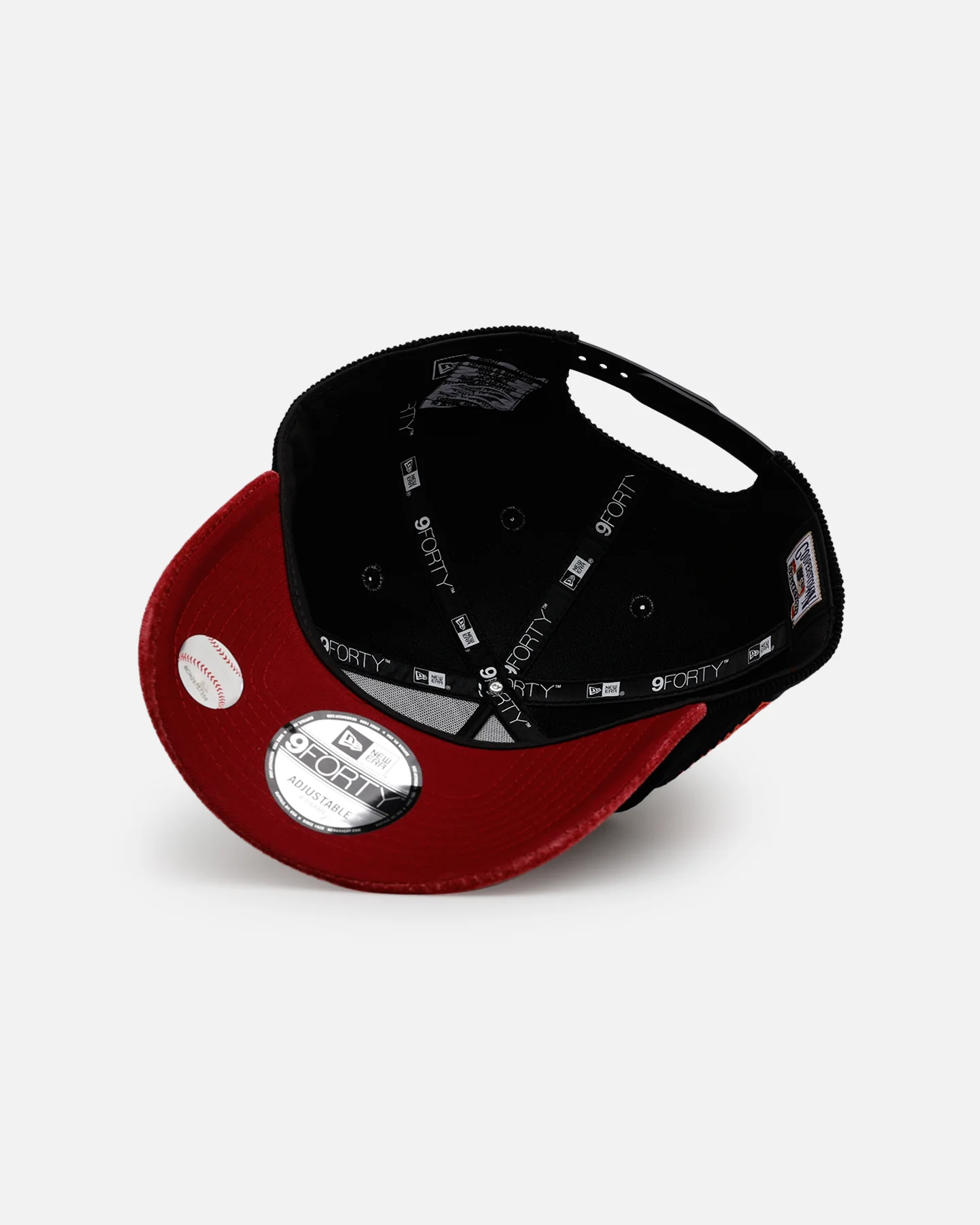 New Era Chicago Cubs 'Velvet Cord Certified Lover' 9FORTY A-Frame Premium Corduroy Snapback Black - Image 7