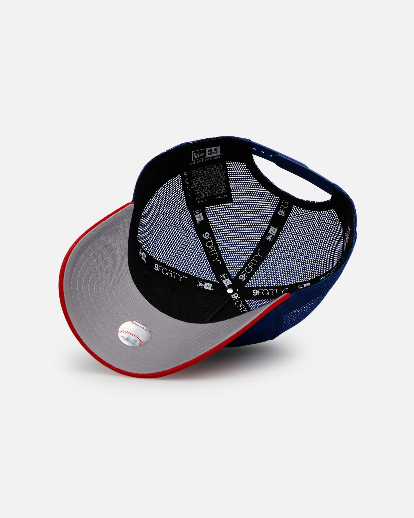New Era Chicago Cubs 'Washed Truckers' 9FORTY A-Frame Trucker Snapback Official Team Color - Image 6