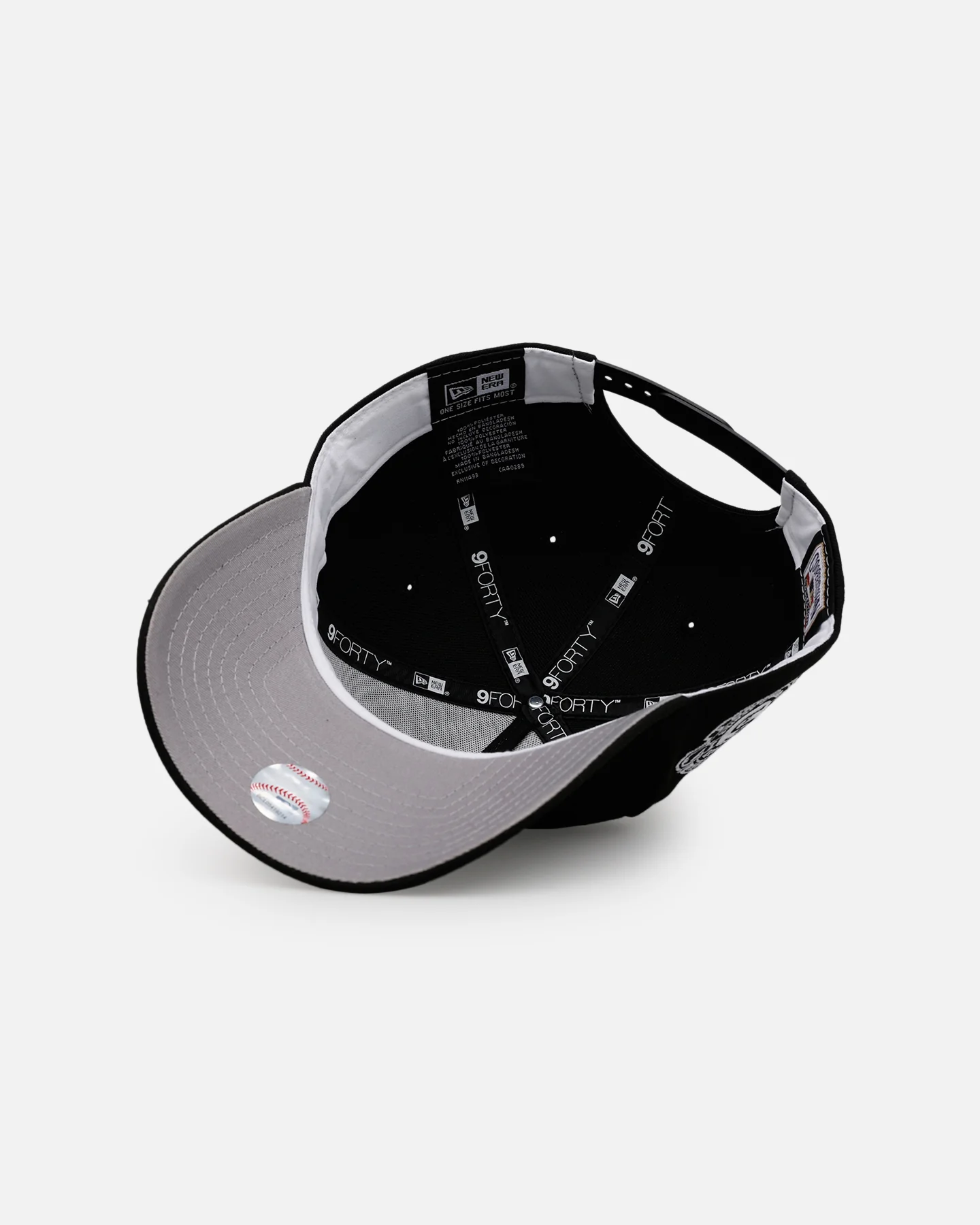 New Era Chicago White Sox 'Black And White' 9FORTY A-Frame Snapback Black/White - Image 6