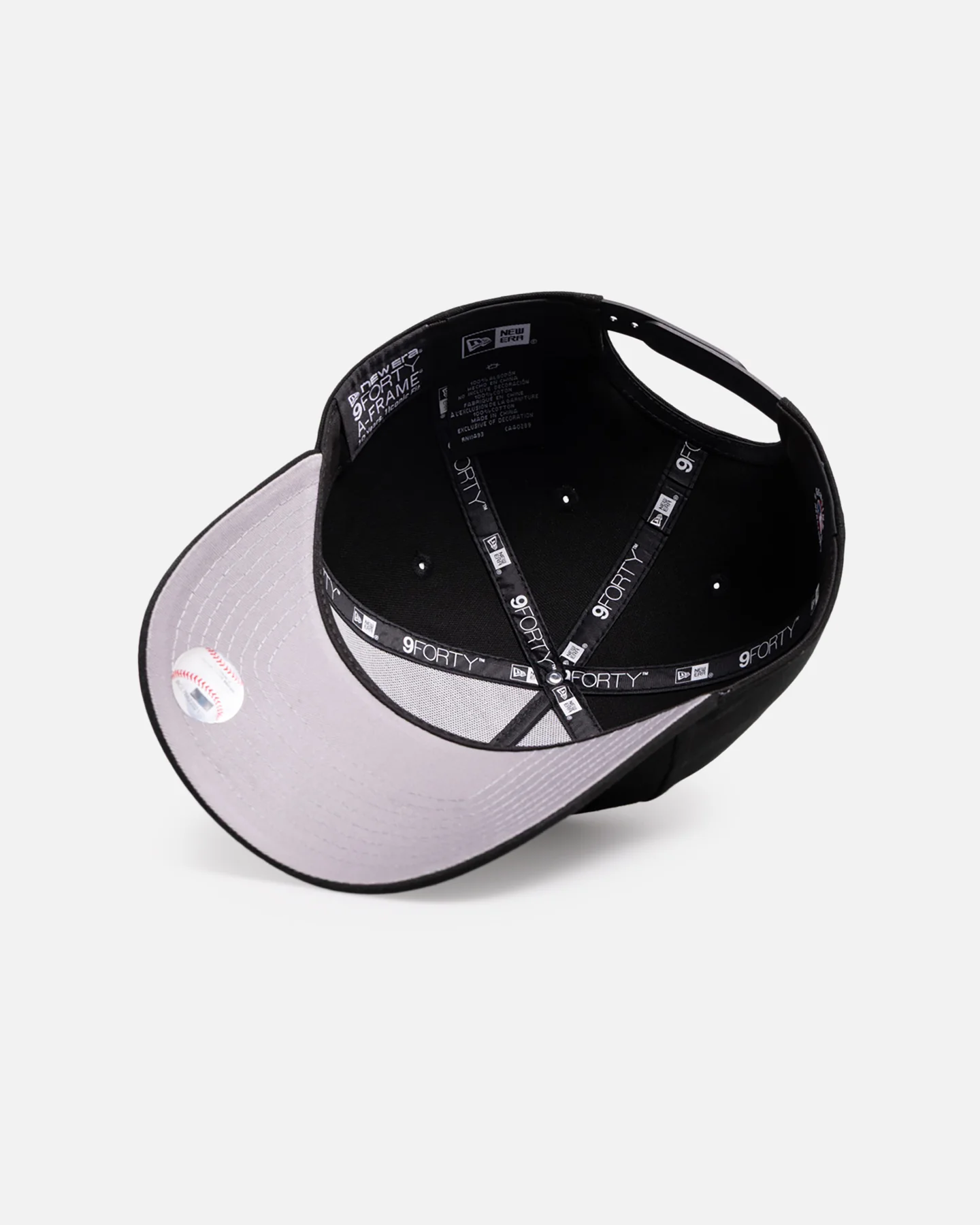 New Era Chicago White Sox 'Canvas Chainstitch Project X' 9FORTY A-Frame Snapback Black/Gold - Image 6