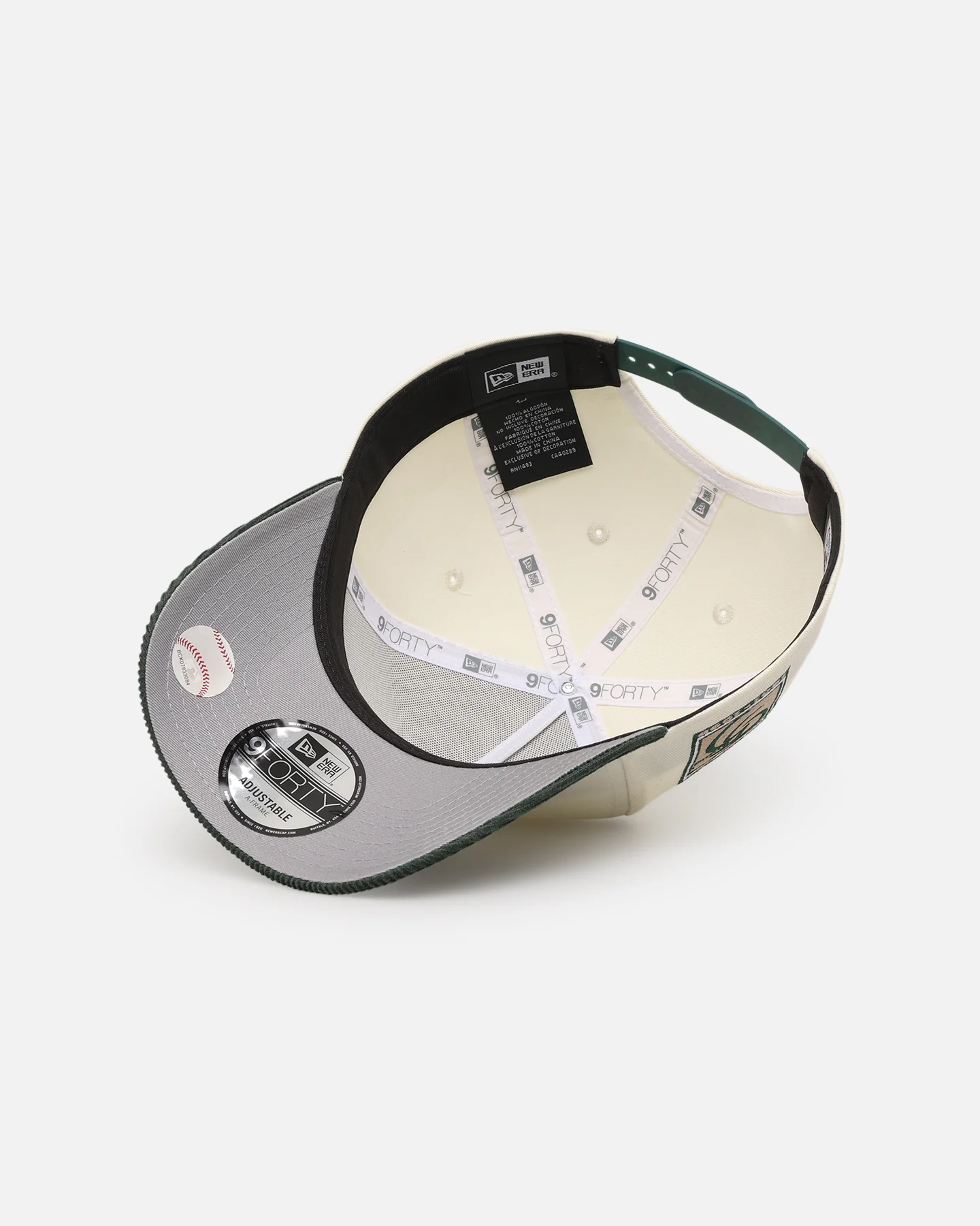 New Era Chicago White Sox 'Chrome White Green' Corduroy Visor 9FORTY A-Frame Snapback Chrome - Image 6