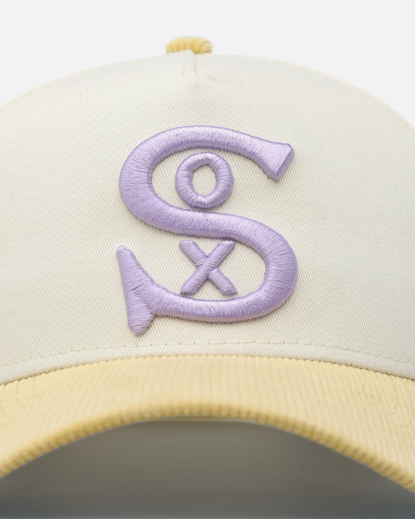 New Era Chicago White Sox 'Easter Corduroy' 9FORTY A-Frame Snapback White/Yellow - Image 6