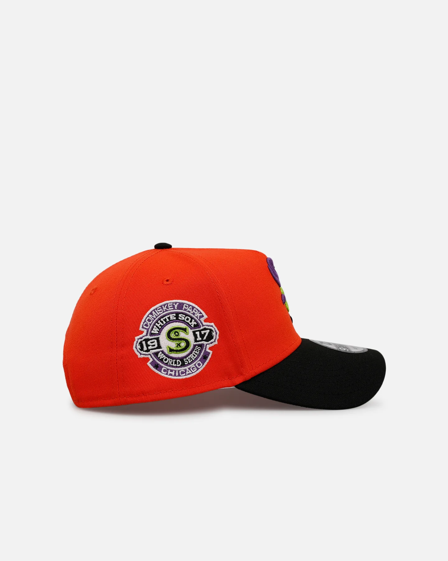 New Era Chicago White Sox 'Halloween' 9FORTY A-Frame Snapback Orange/Black - Image 3