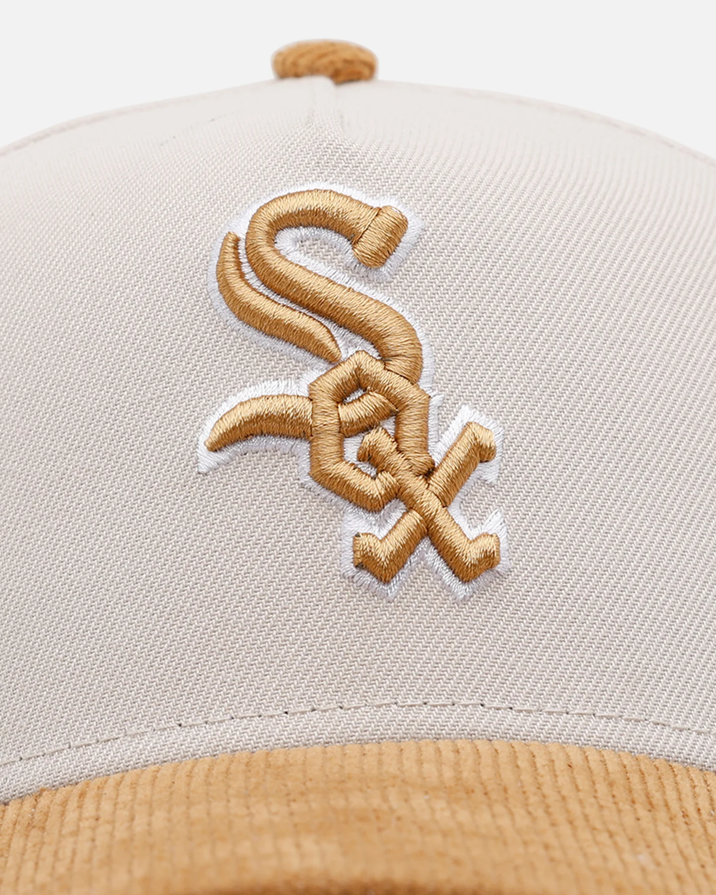 New Era Chicago White Sox 'Honey Pot' 9FORTY A-Frame Snapback Stone/Wheat - Image 6