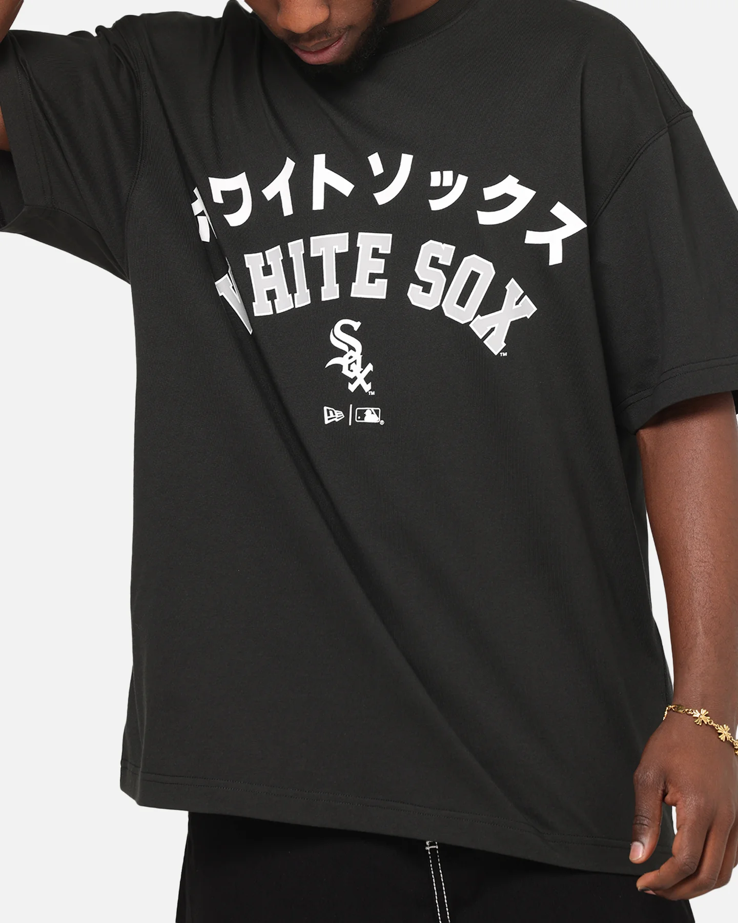 New Era Chicago White Sox Kanji T-Shirt Black - Image 6