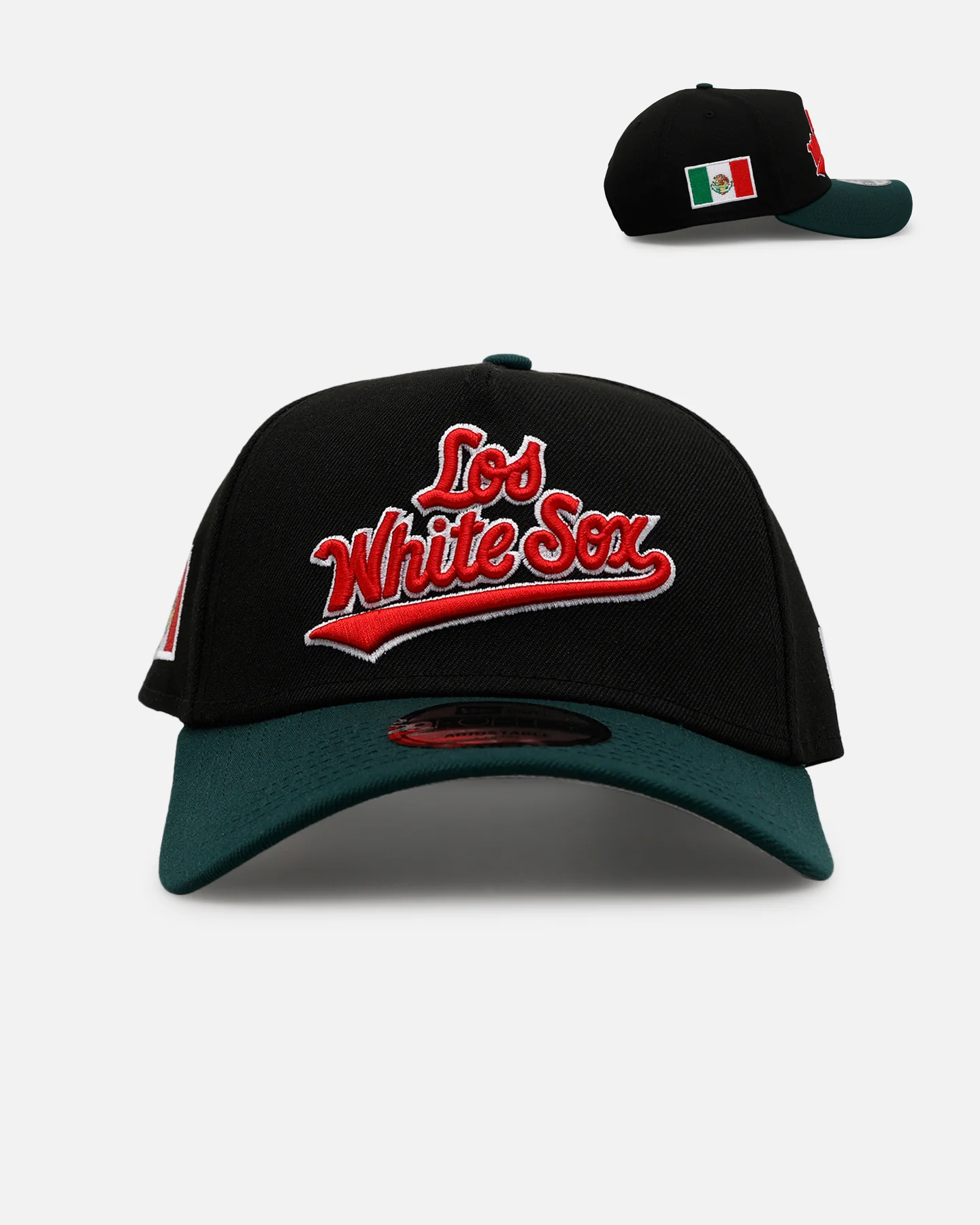 New Era Chicago White Sox 'Mexican Independence Day 2.0' 9FORTY A-Frame Snapback Black/Green