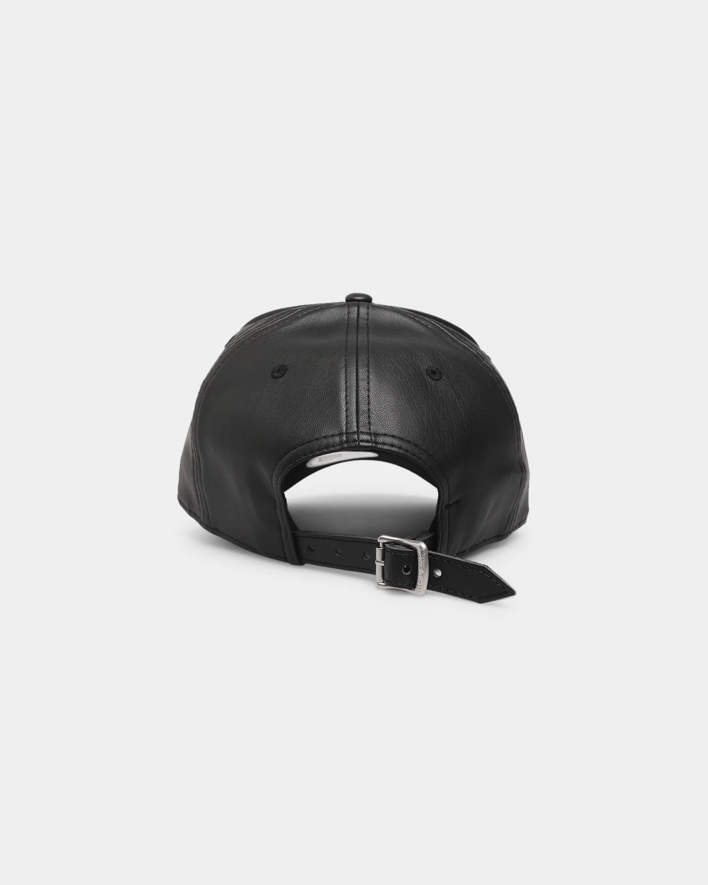 New Era Chicago White Sox 'PU Leather' 9FORTY K-Frame Strapback Black Leather - Image 3