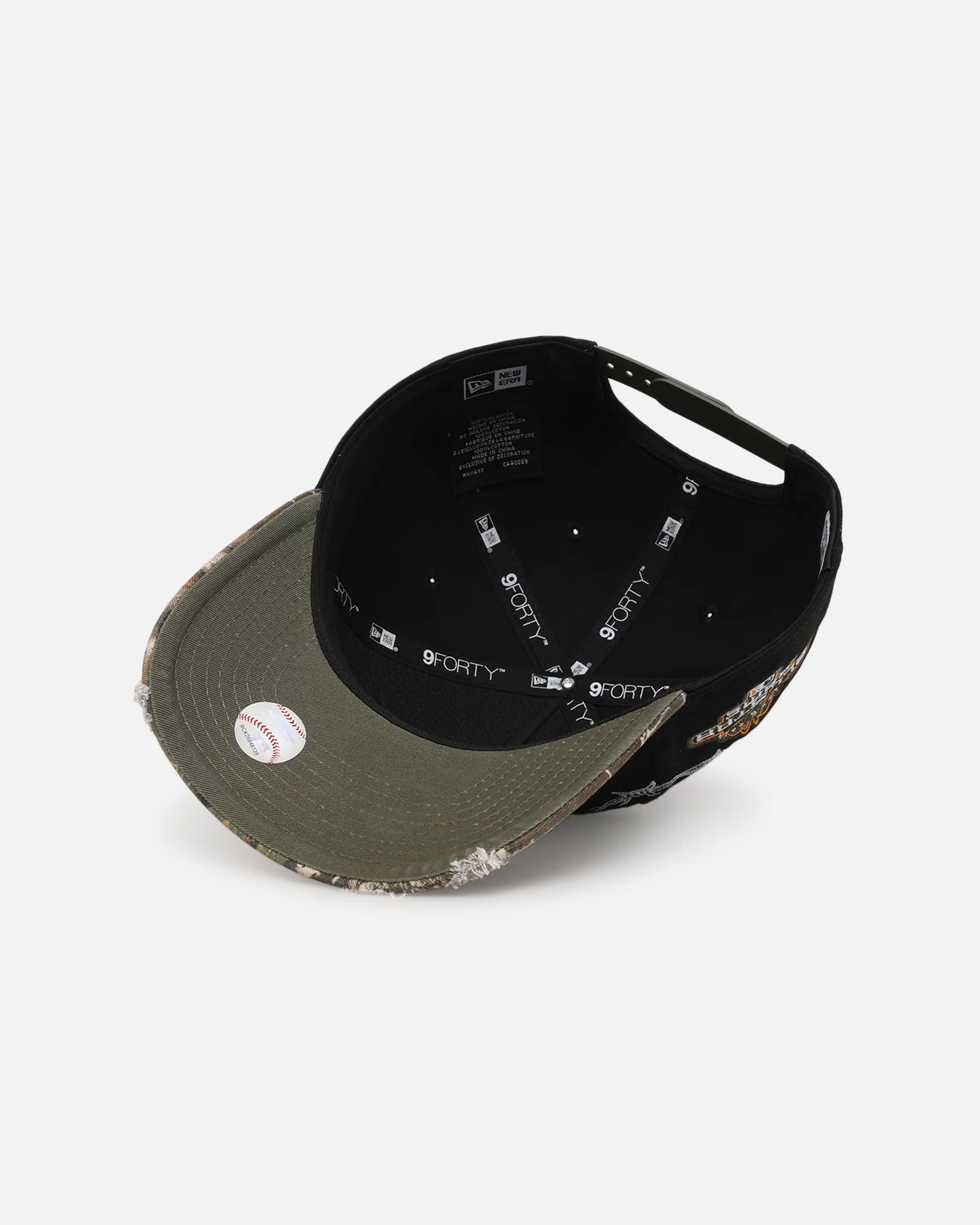 New Era Chicago White Sox 'Realtree Grit 2.0' 9FORTY A-Frame Snapback Black/Green/Orange - Image 6