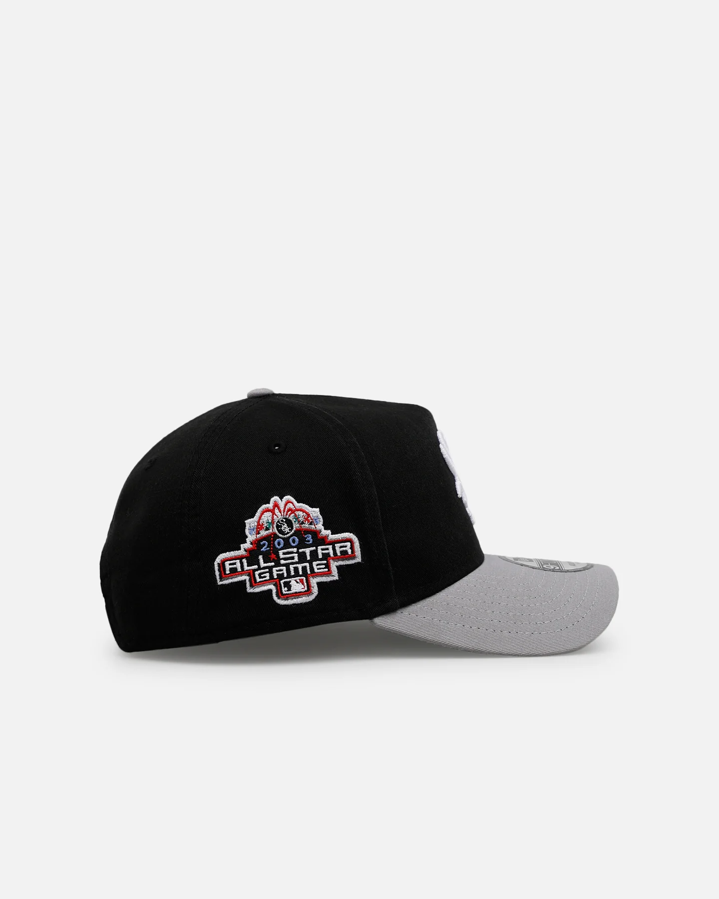 New Era Chicago White Sox 'Pigment Dye Two Tone' 9FORTY A-Frame Snapback Black/Official Team Color - Image 3