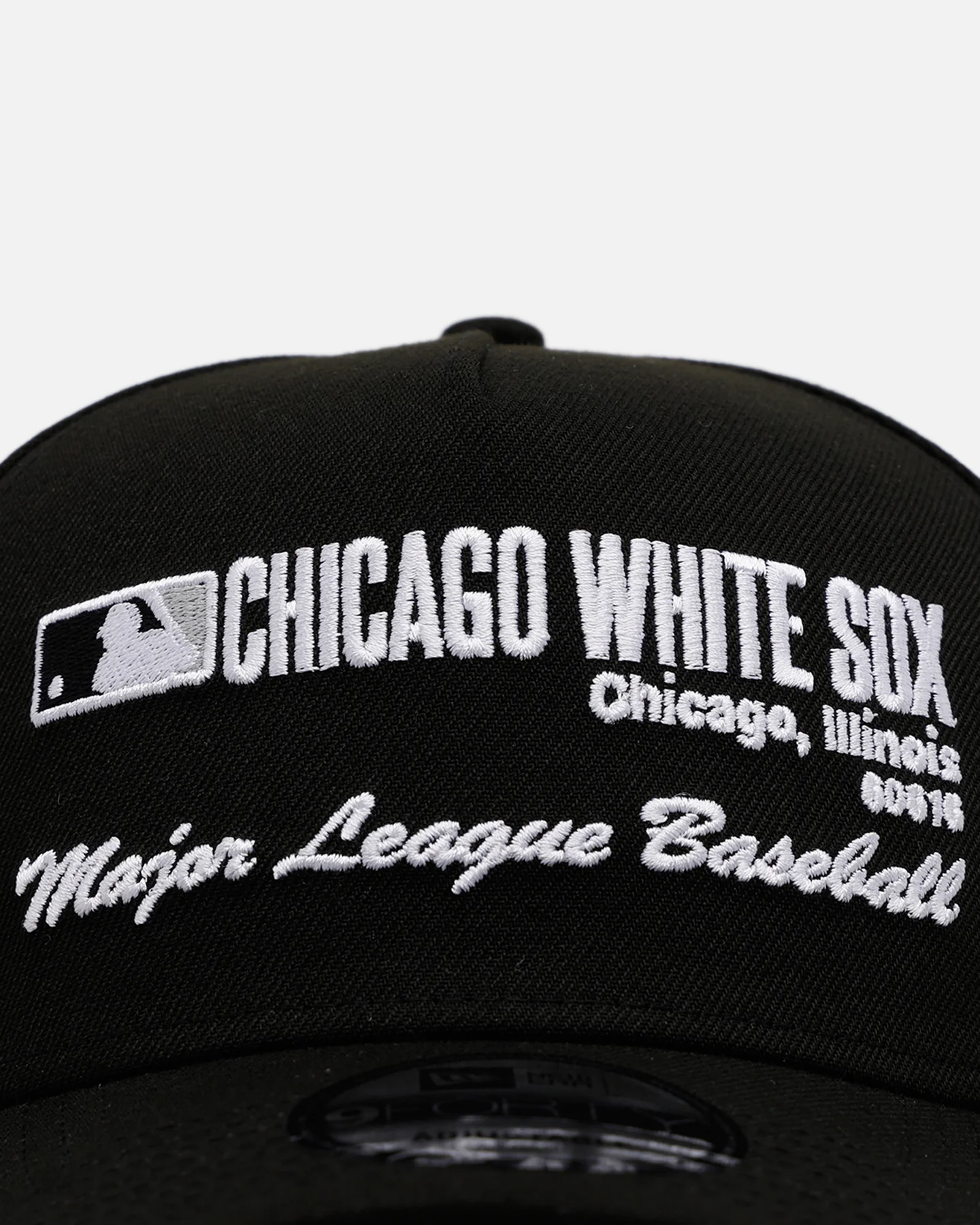 New Era Chicago White Sox 'Workleague' 9FORTY A-Frame Snapback Black - Image 5