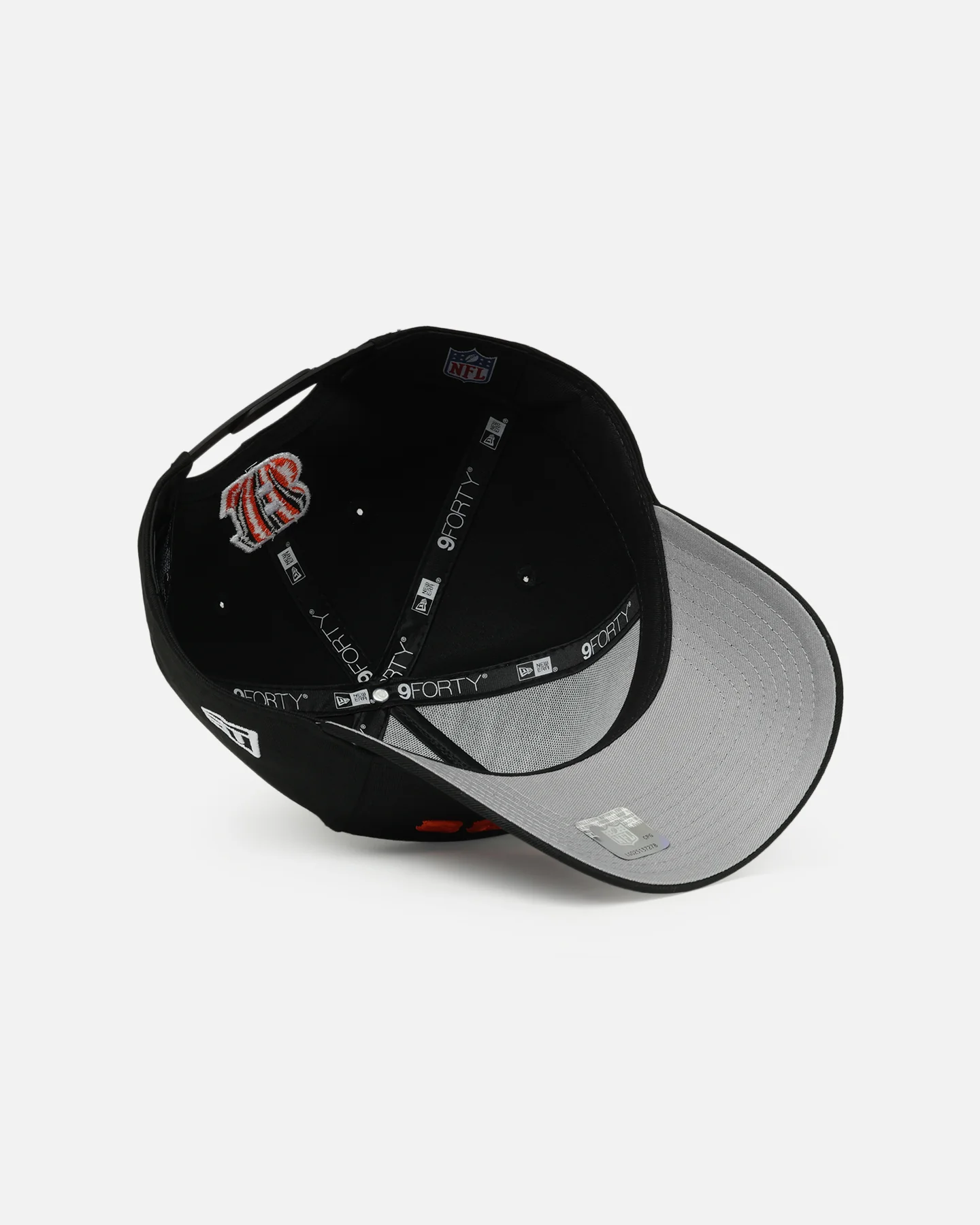 New Era Cincinnati Bengals 'Upside Down Logo' 9FORTY A-Frame Snapback Black - Image 6