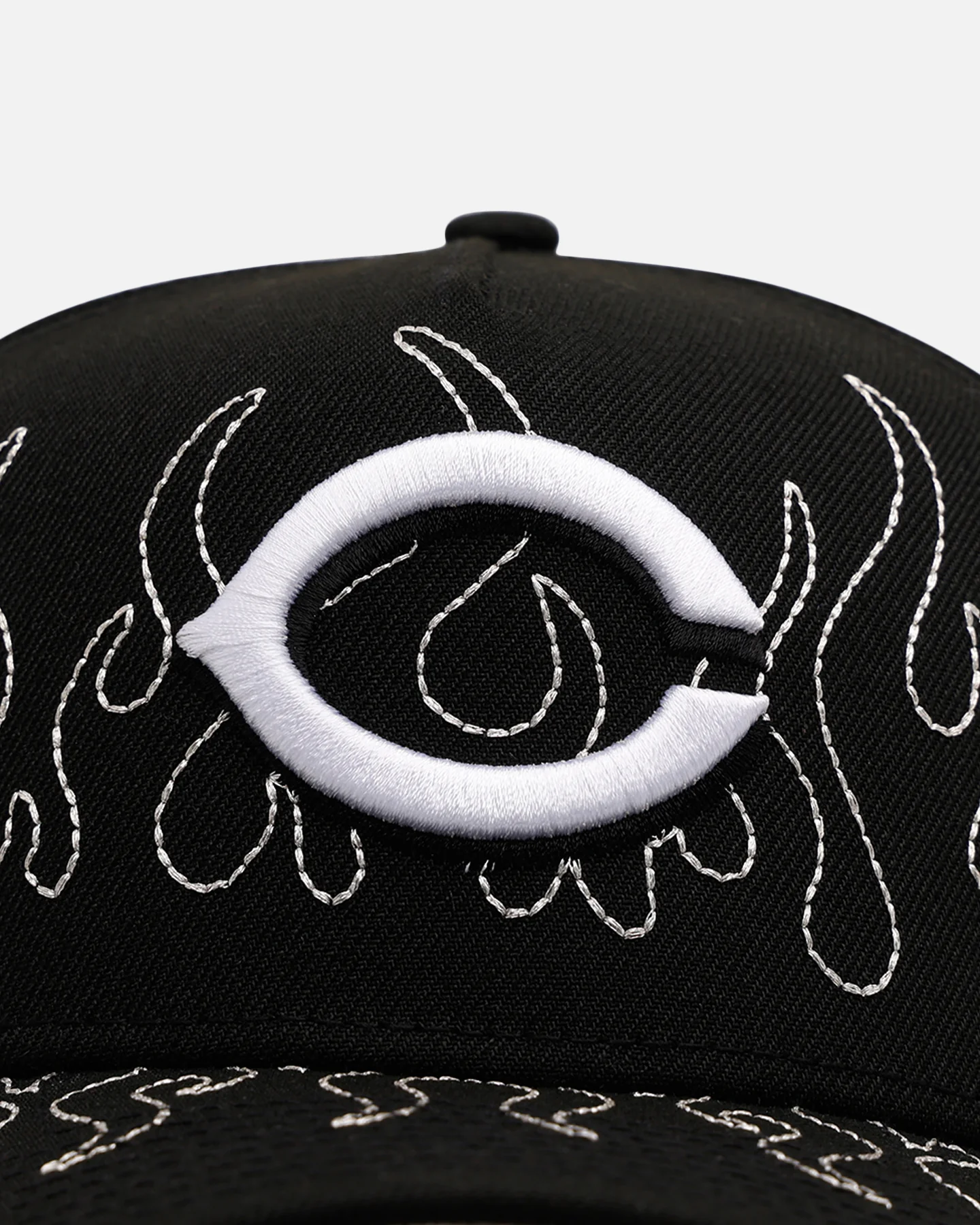 New Era Cincinnati Reds 'Outline Flames' 9FORTY A-Frame Snapback Black - Image 5