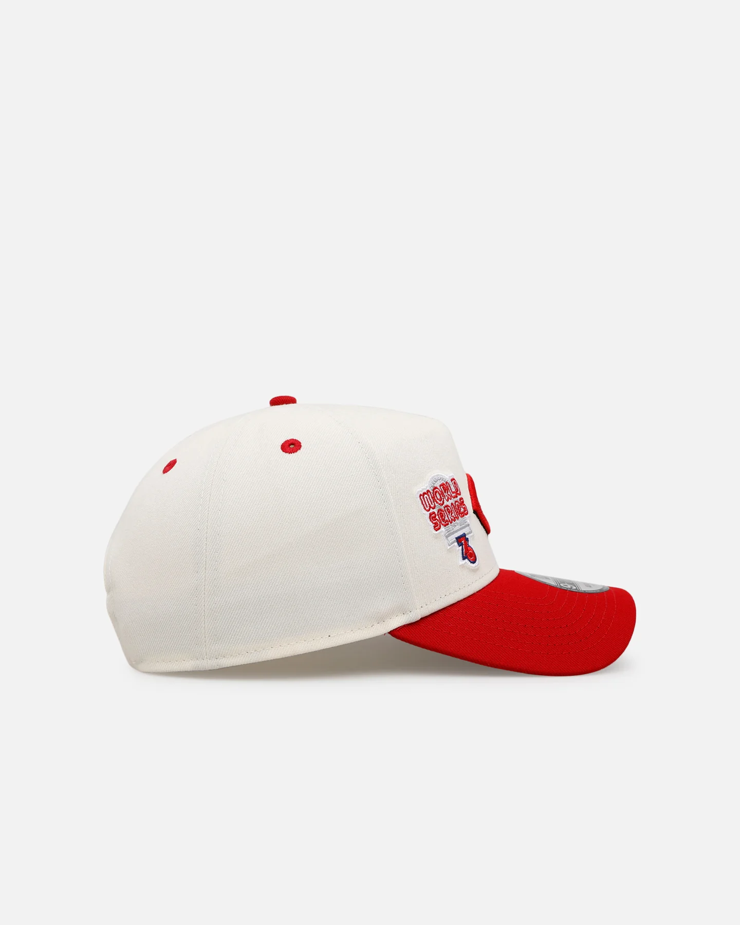 New Era Cincinnati Reds 'World Series Logo' 9FORTY A-Frame Snapback Chrome - Image 3