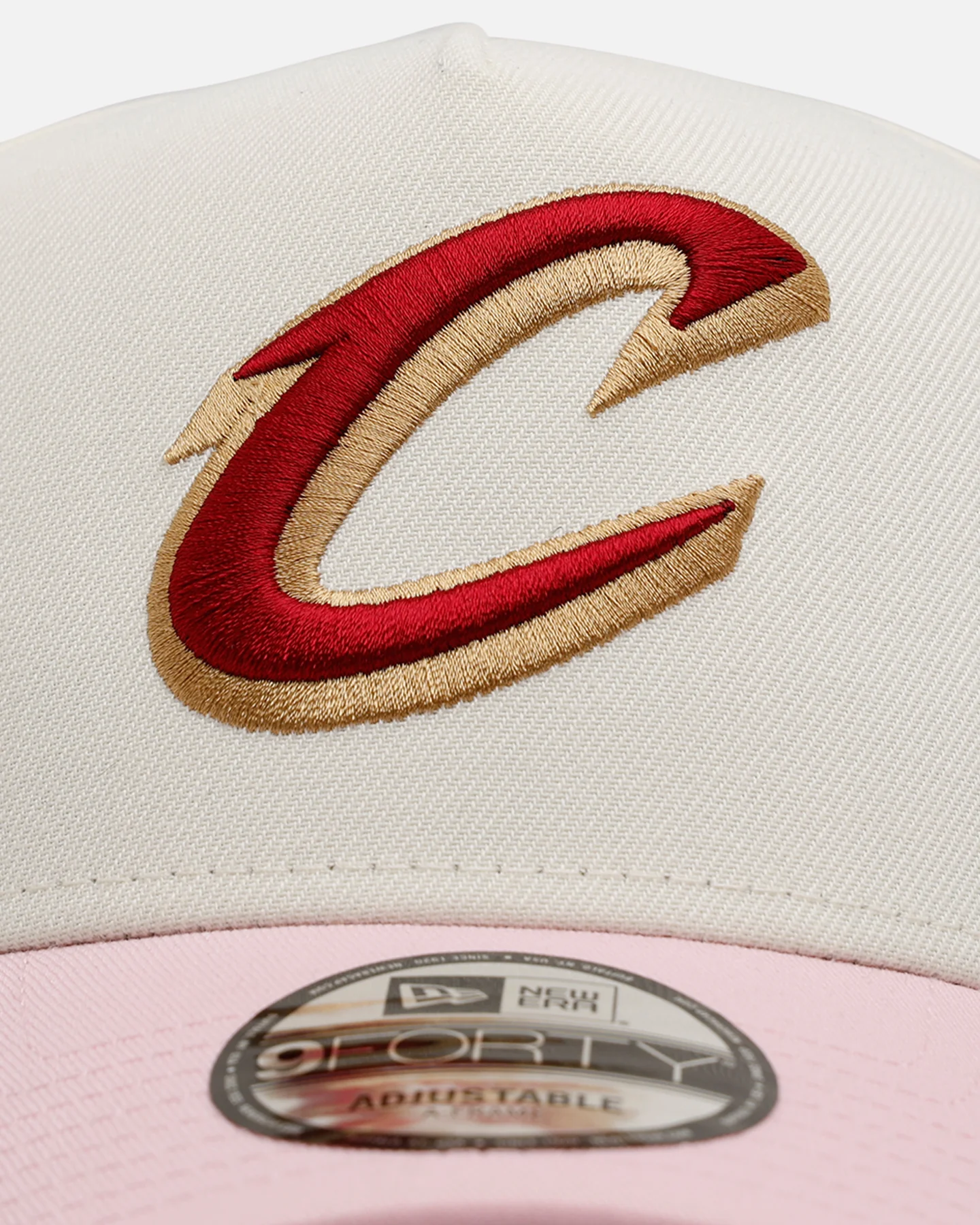 New Era Cleveland Cavaliers 'Pink Lemonade' 9FORTY A-Frame Snapback Pink/Yellow - Image 5
