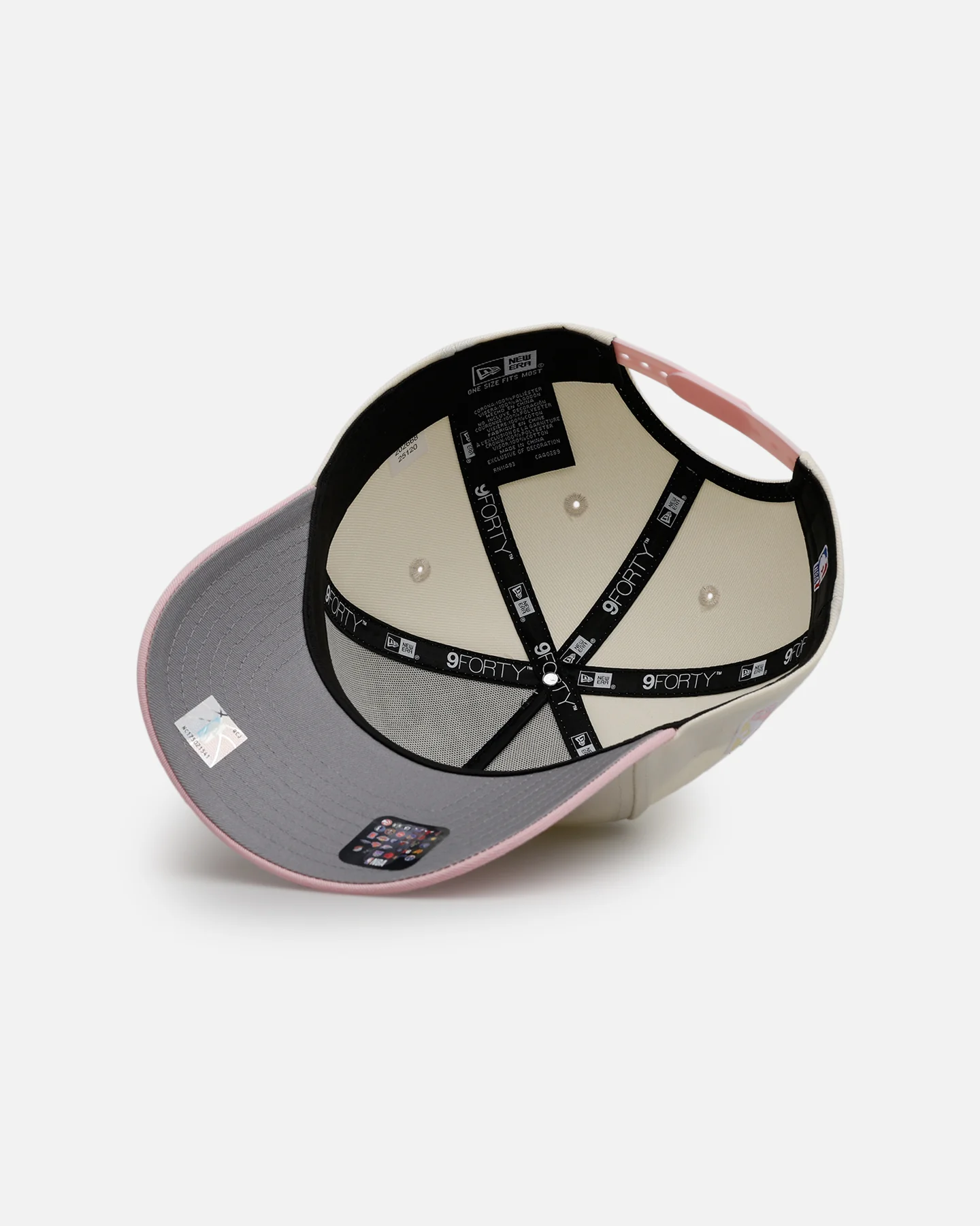 New Era Cleveland Cavaliers 'Pink Lemonade' 9FORTY A-Frame Snapback Pink/Yellow - Image 6