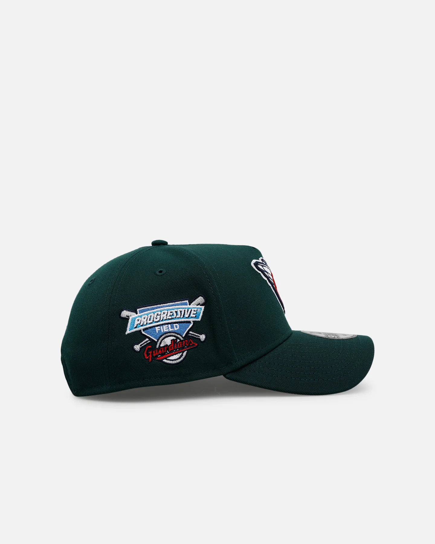 New Era Cleveland Guardians 'Evergreen' 9FORTY A-Frame Snapback Dark Green - Image 3