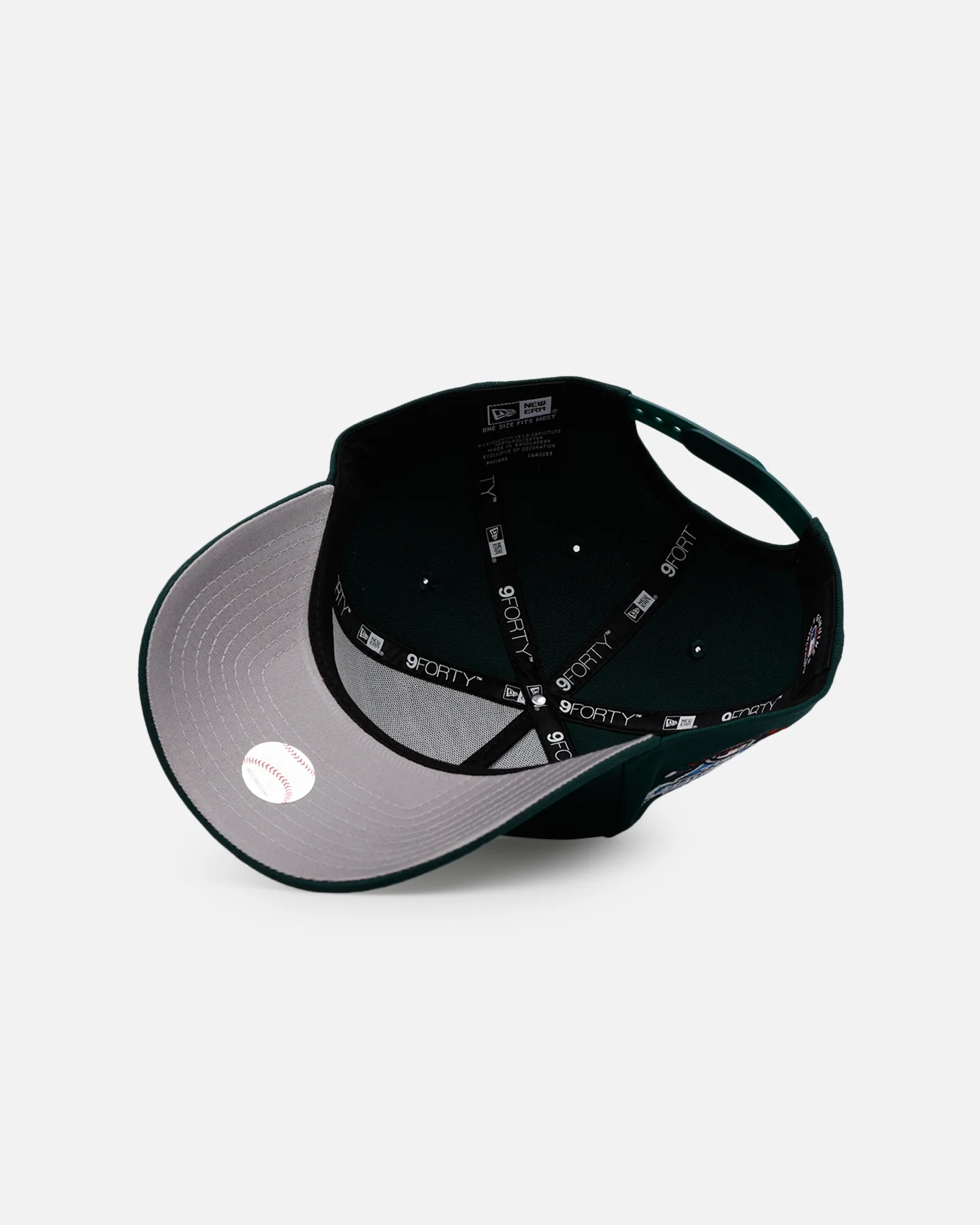 New Era Cleveland Guardians 'Evergreen' 9FORTY A-Frame Snapback Dark Green - Image 6