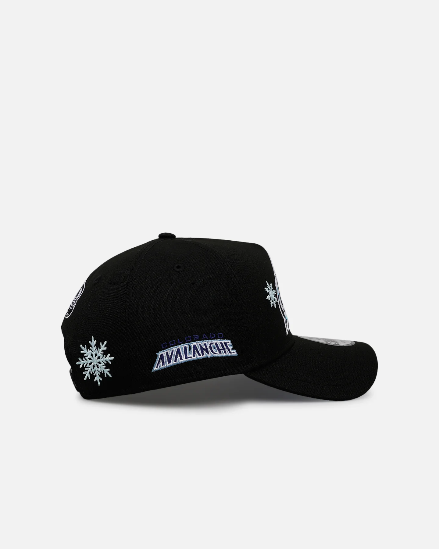New Era Colorado Avalanche 'Cold As Ice' 9FORTY A-Frame Snapback Black - Image 3