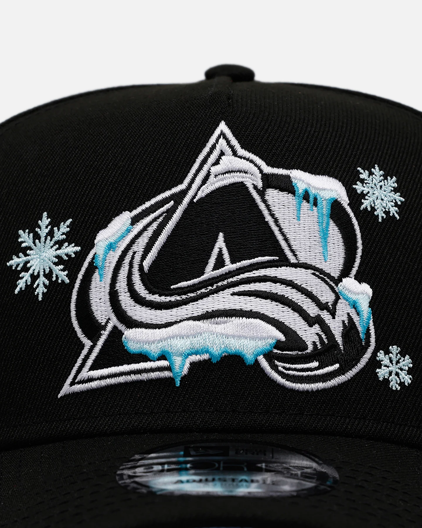 New Era Colorado Avalanche 'Cold As Ice' 9FORTY A-Frame Snapback Black - Image 5