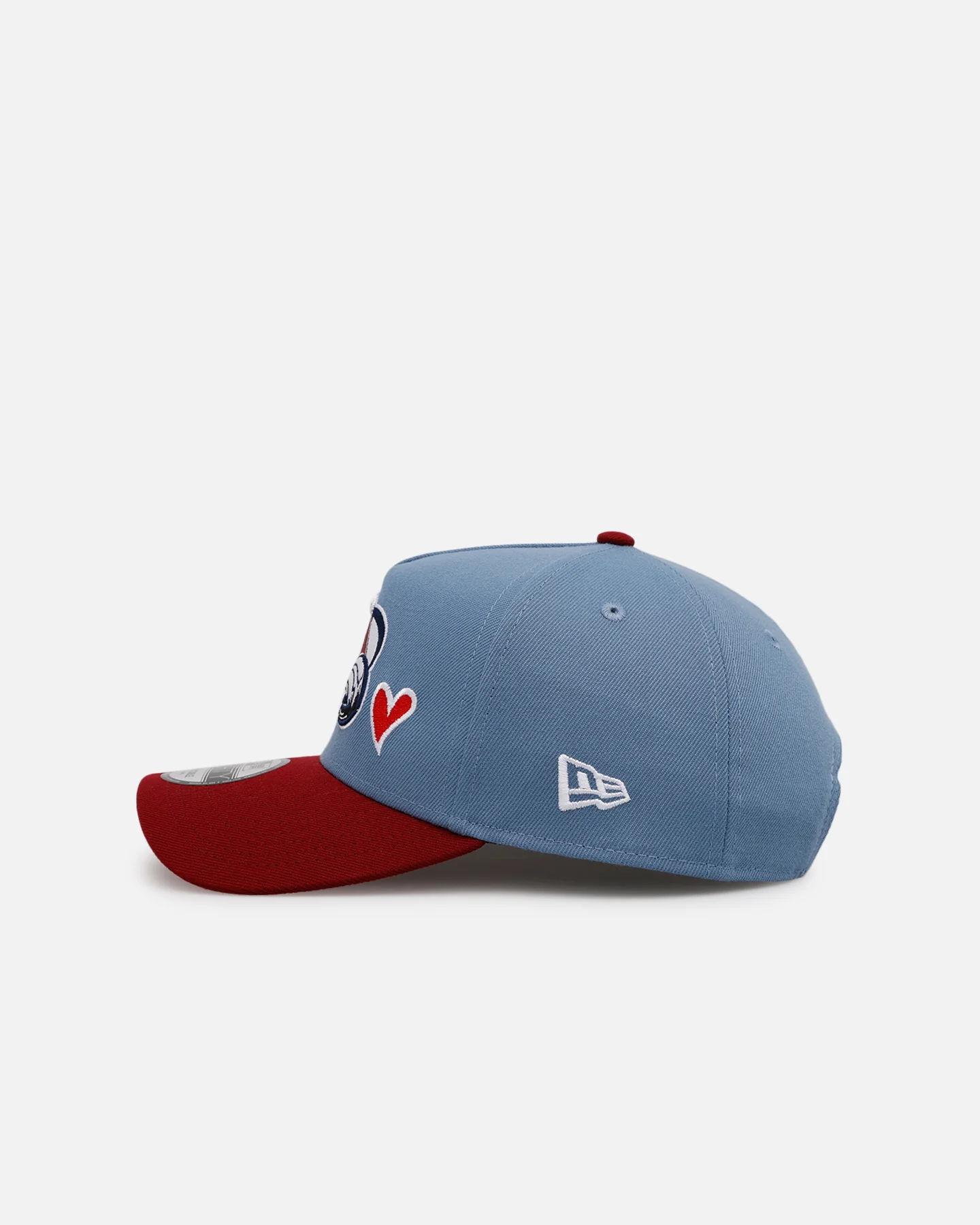 New Era Colorado Avalanche 'Team Color Hearts' 9FORTY A-Frame Snapback Official Team Color - Image 4