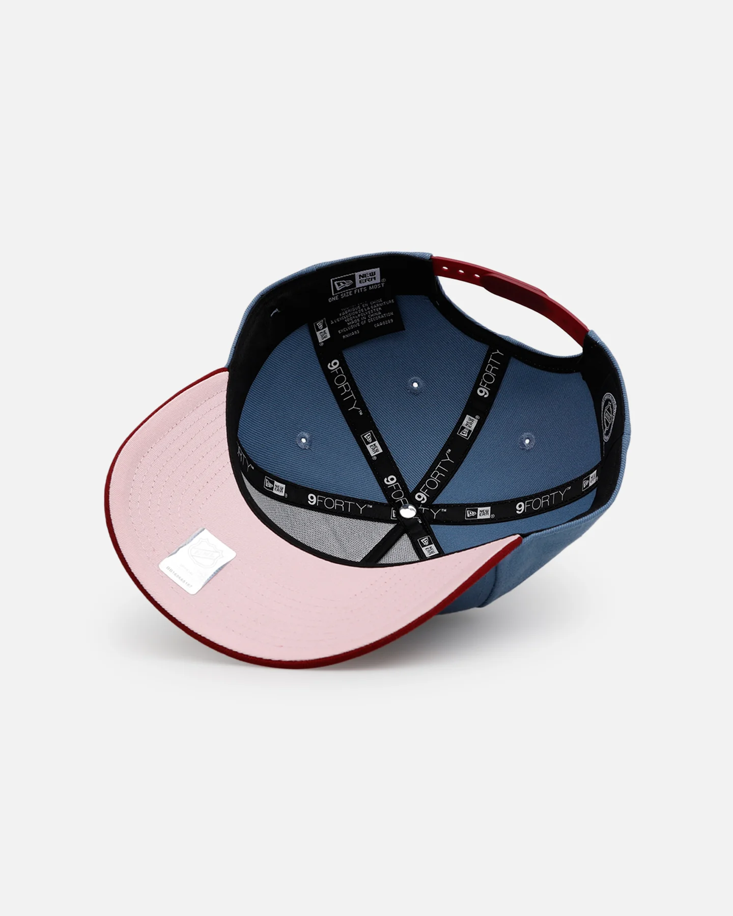 New Era Colorado Avalanche 'Team Color Hearts' 9FORTY A-Frame Snapback Official Team Color - Image 6