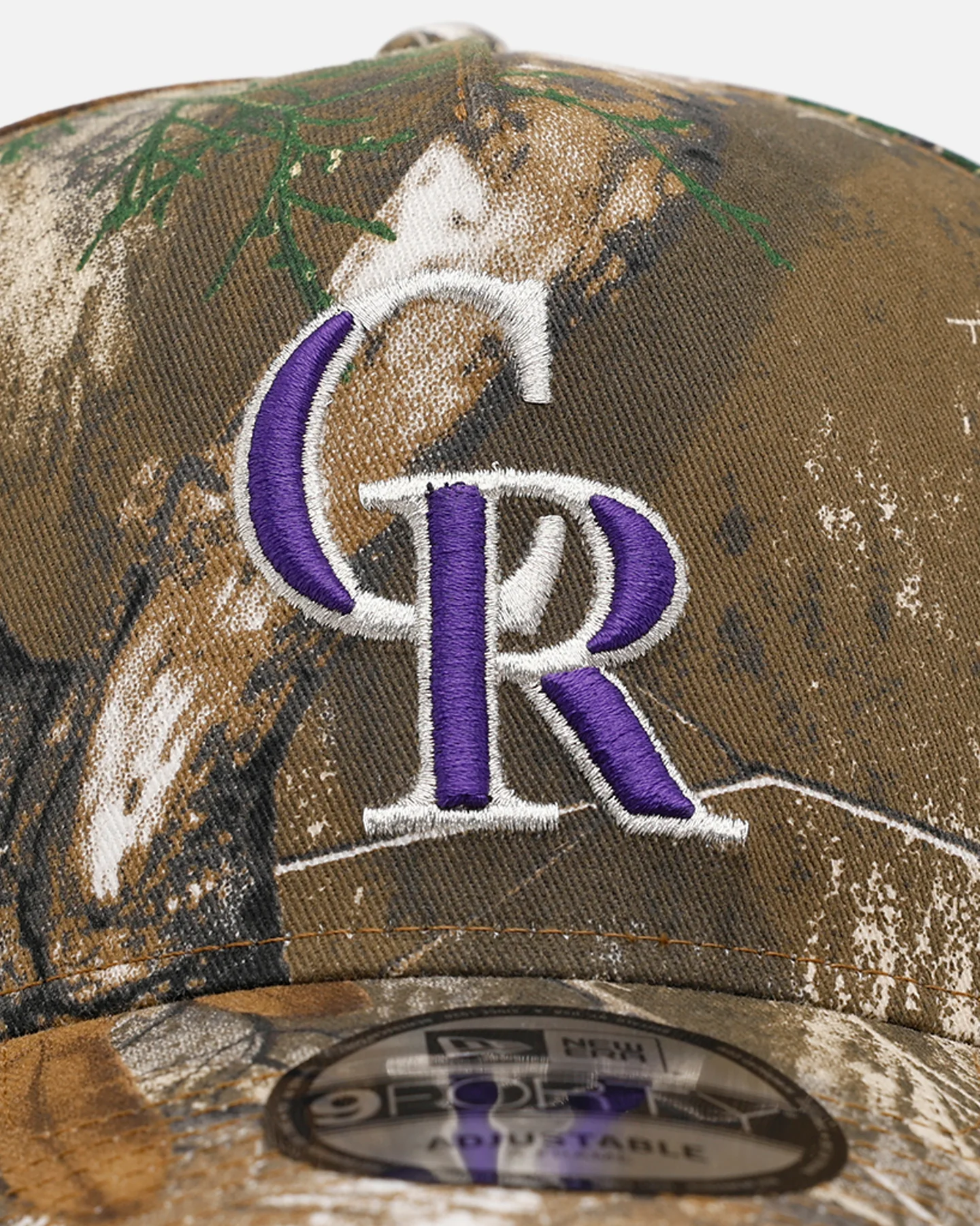 New Era Colorado Rockies 'Great Outdoors Part II' 9FORTY A-Frame Snapback Real Tree Camo - Image 5