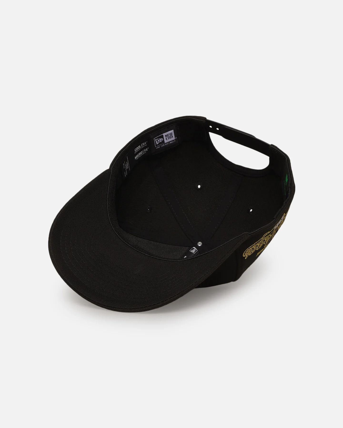 New Era Cronulla Sutherland Sharks '2025 NRL Vegas Round' 9SEVENTY Stretch Snapback Black/Gold - Image 6