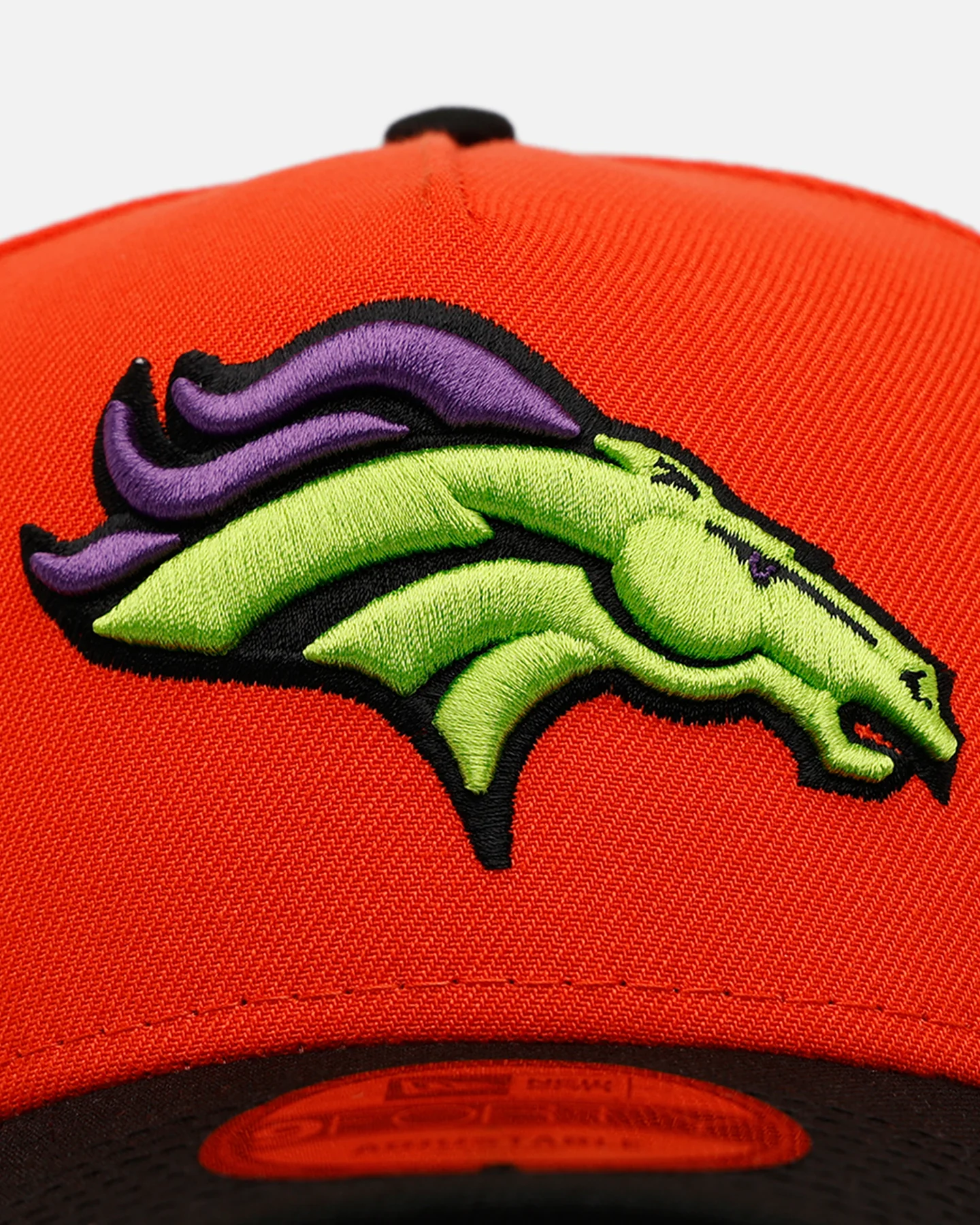 New Era Denver Broncos 'Halloween' 9FORTY A-Frame Snapback Orange/Black - Image 5