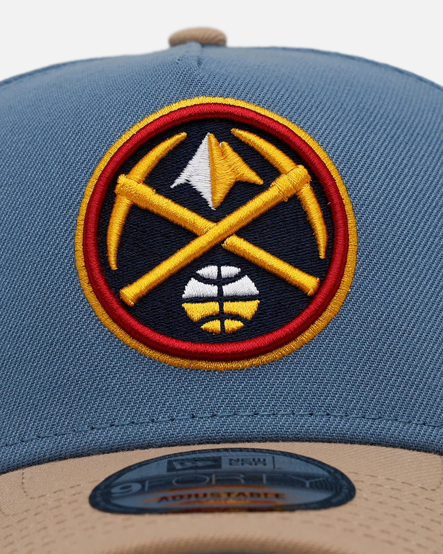 New Era Denver Nuggets 'Easy Breezy' 9FORTY A-Frame Snapback Blue/Tan - Image 5