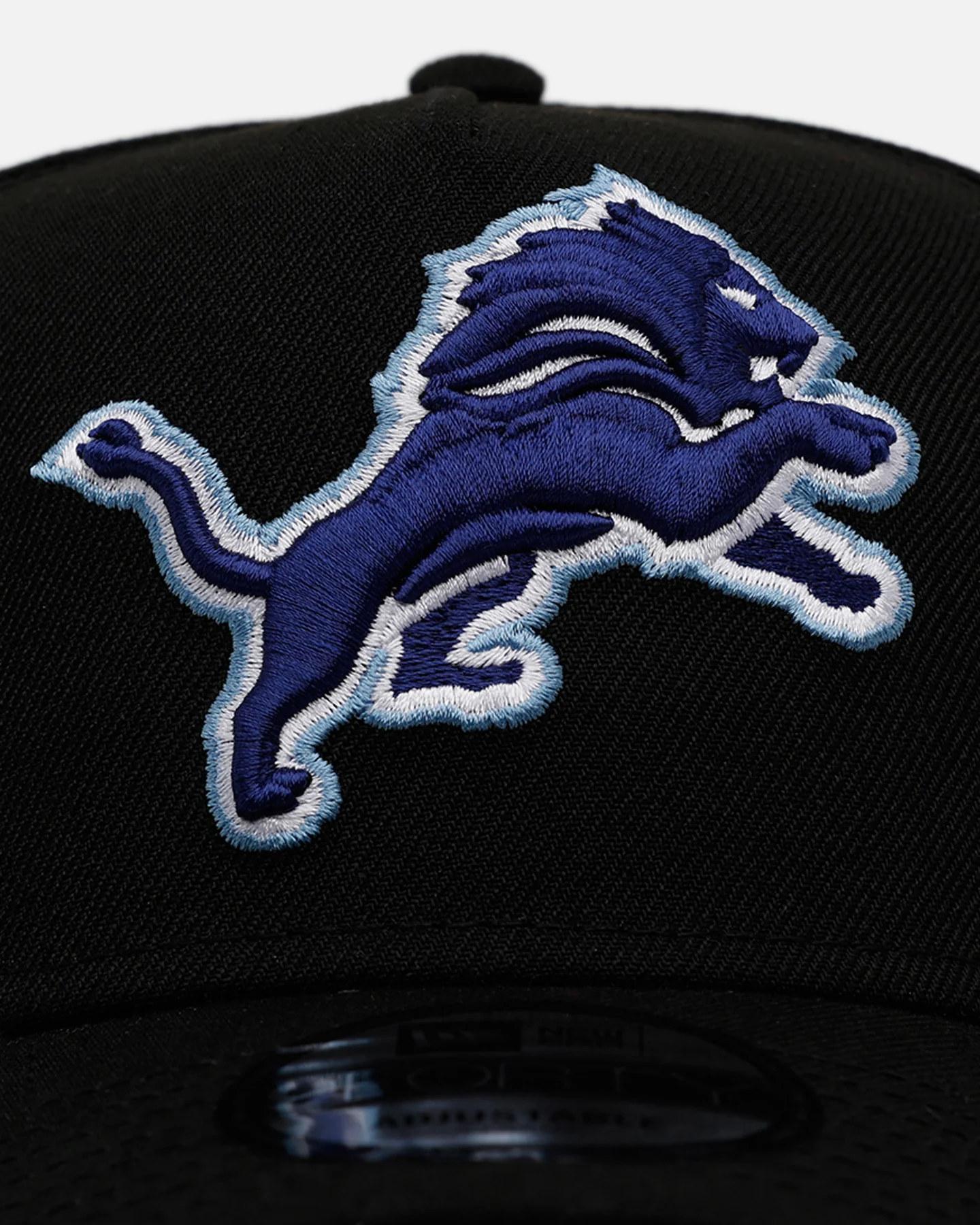 New Era Detroit Lions 'Black And Sky Blue' 9FORTY A-Frame Snapback Black/Sky Blue - Image 5