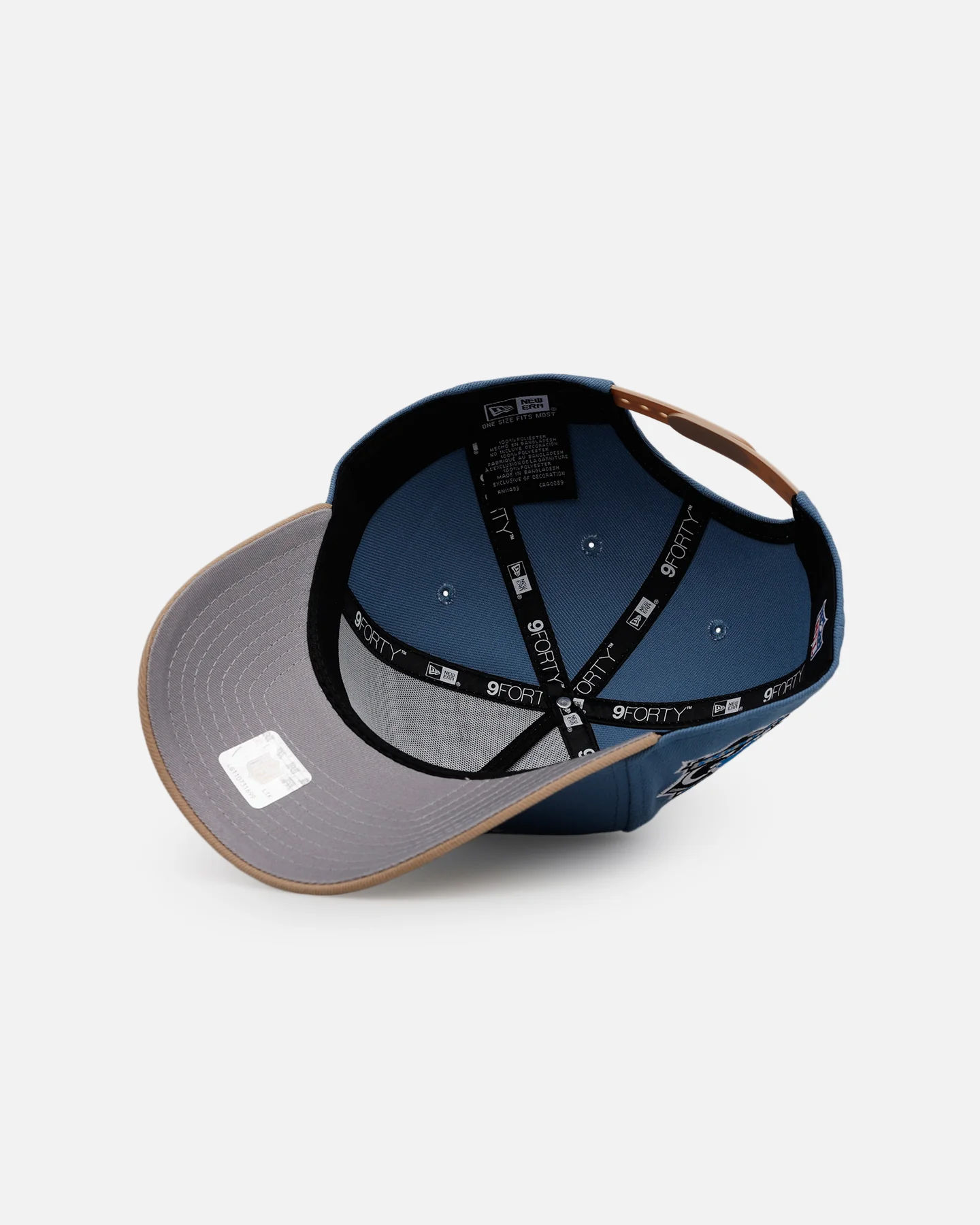 New Era Detroit Lions 'Easy Breezy' 9FORTY A-Frame Snapback Blue/Tan - Image 6