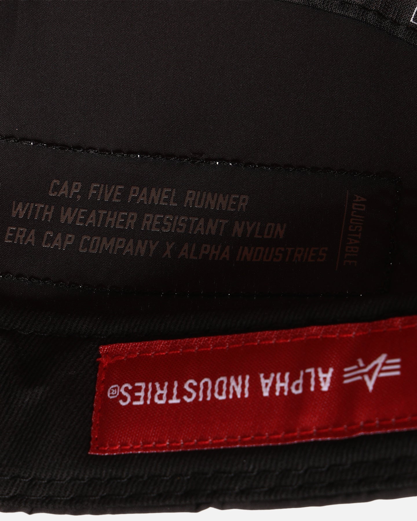 New Era Detroit Lions 'New Era x Alpha Industries' Camper Strapback Black - Image 7