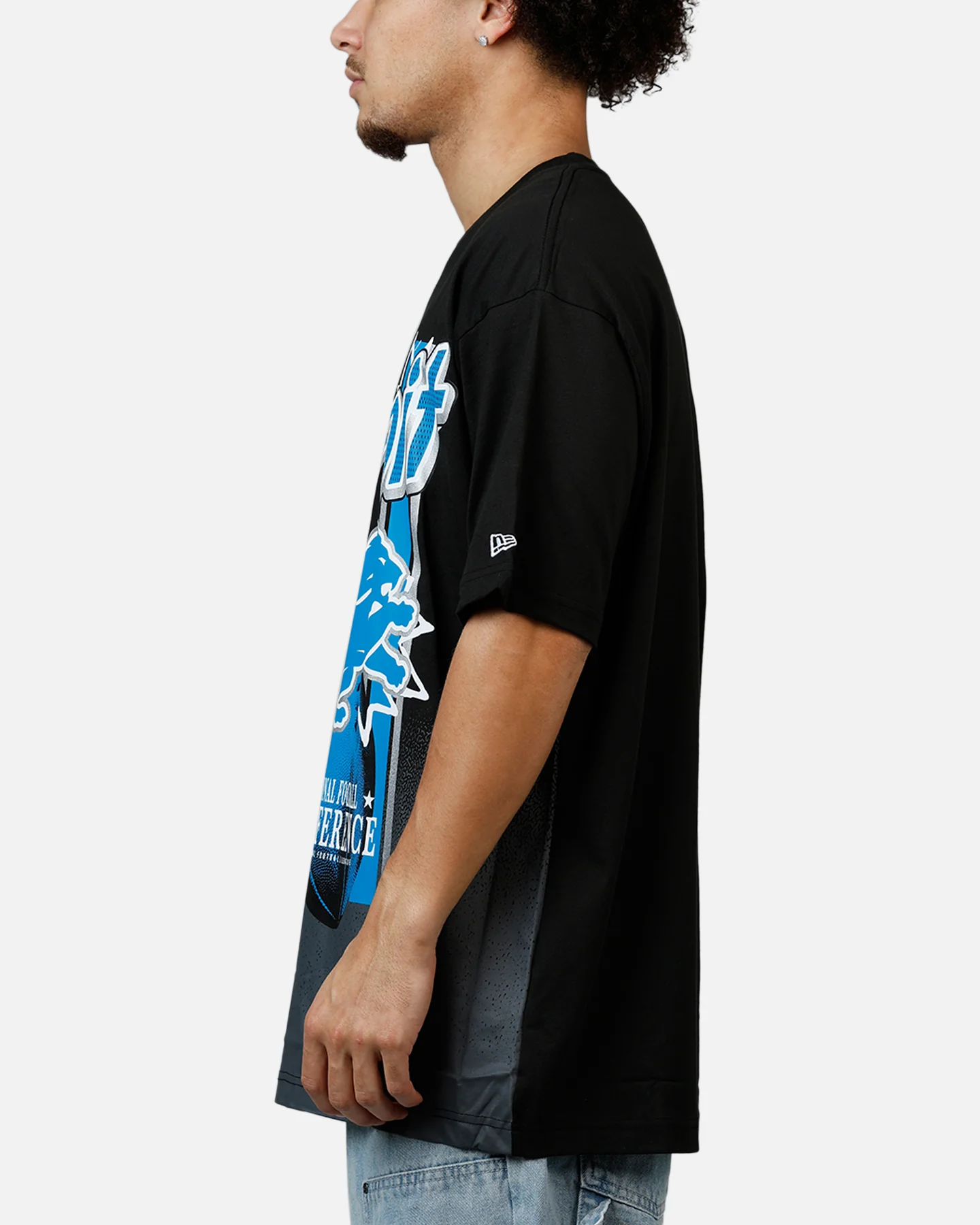 New Era Detroit Lions Sport Class T-Shirt Black - Image 5