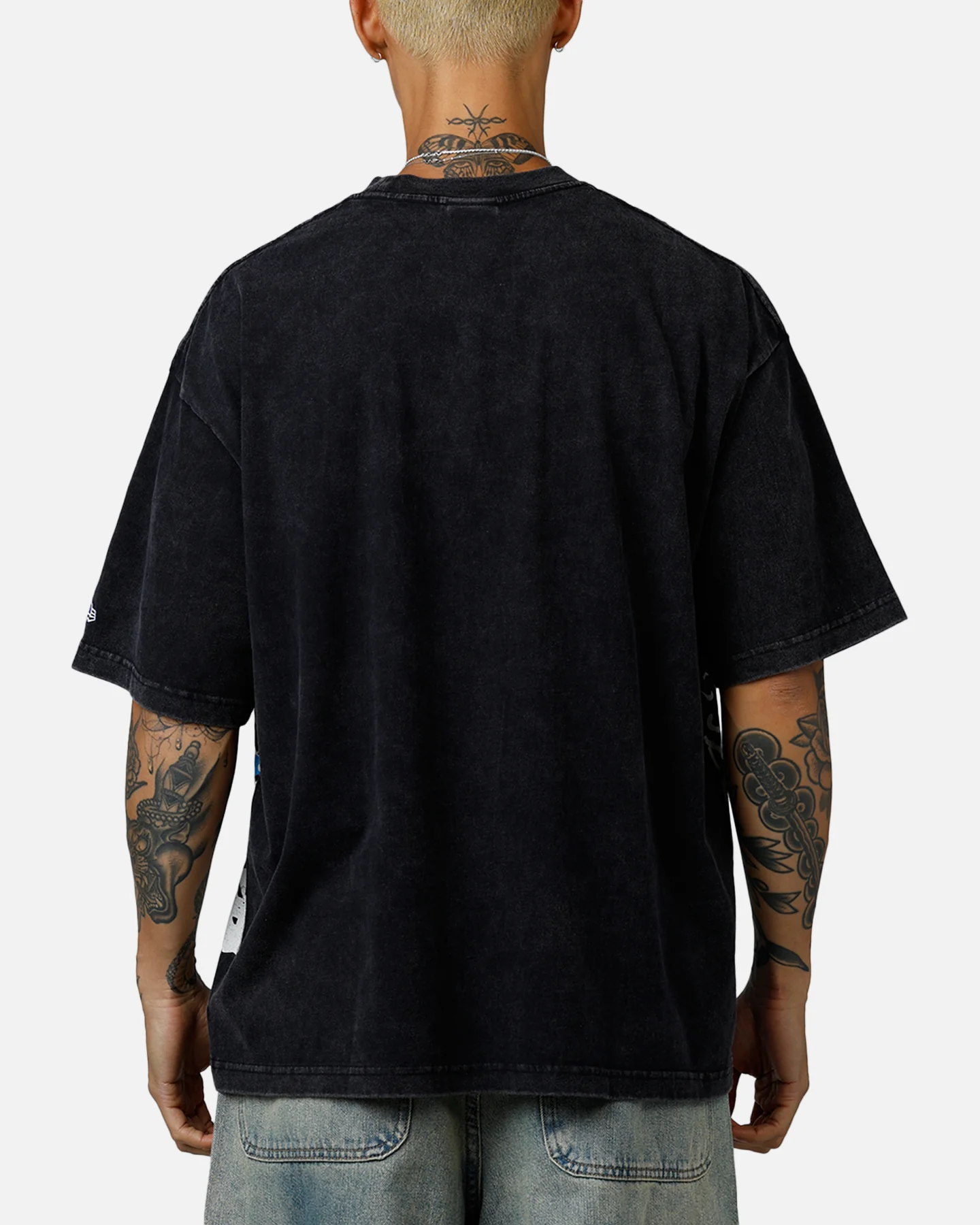 New Era Detroit Lions Sport Class T-Shirt Washed Black - Image 2