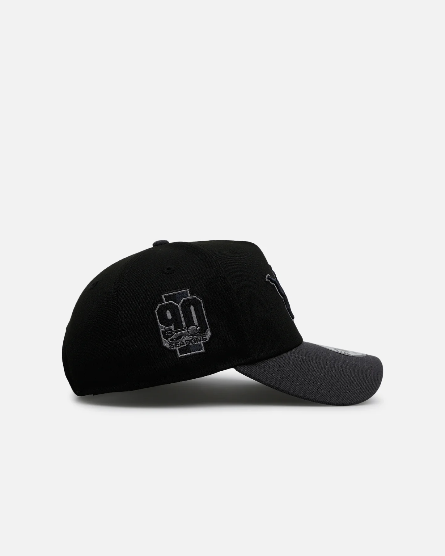 New Era Detroit Lions 'Stealth' 9FORTY A-Frame Snapback Black/Charcoal - Image 3