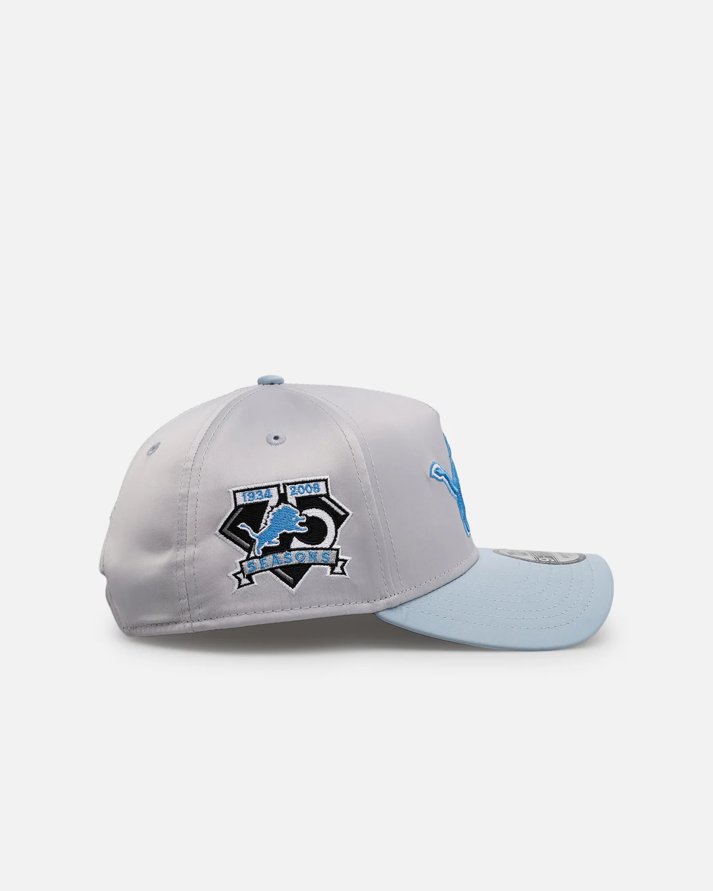New Era Detroit Lions 'Team Color Satin' 9FORTY A-Frame Snapback Official Team Color - Image 4