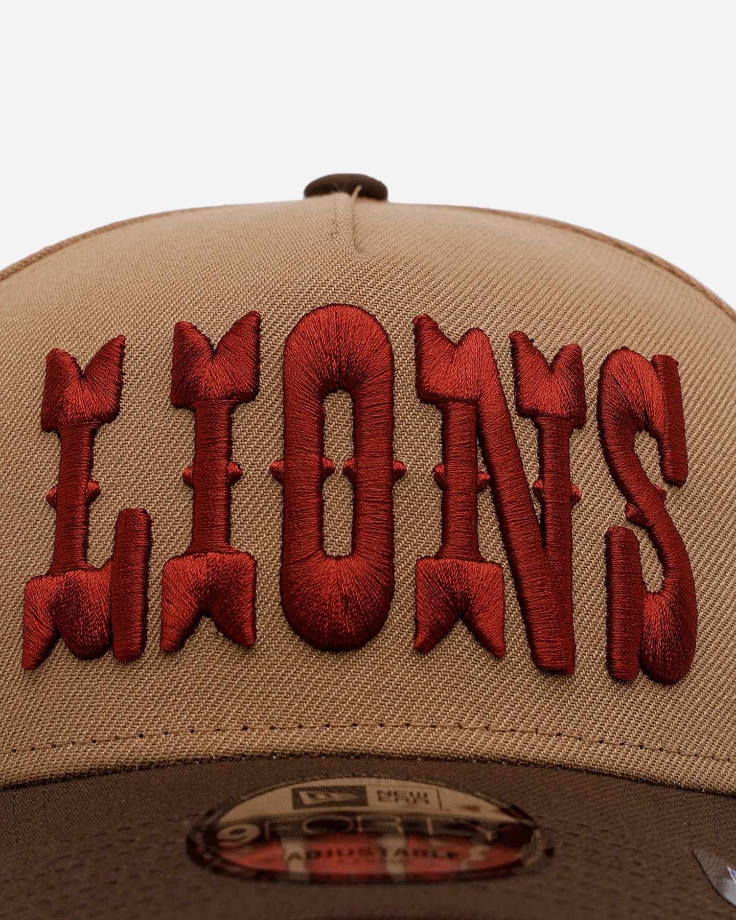 New Era Detroit Lions 'Thanksgiving Football' 9FORTY A-Frame Snapback Khaki - Image 5