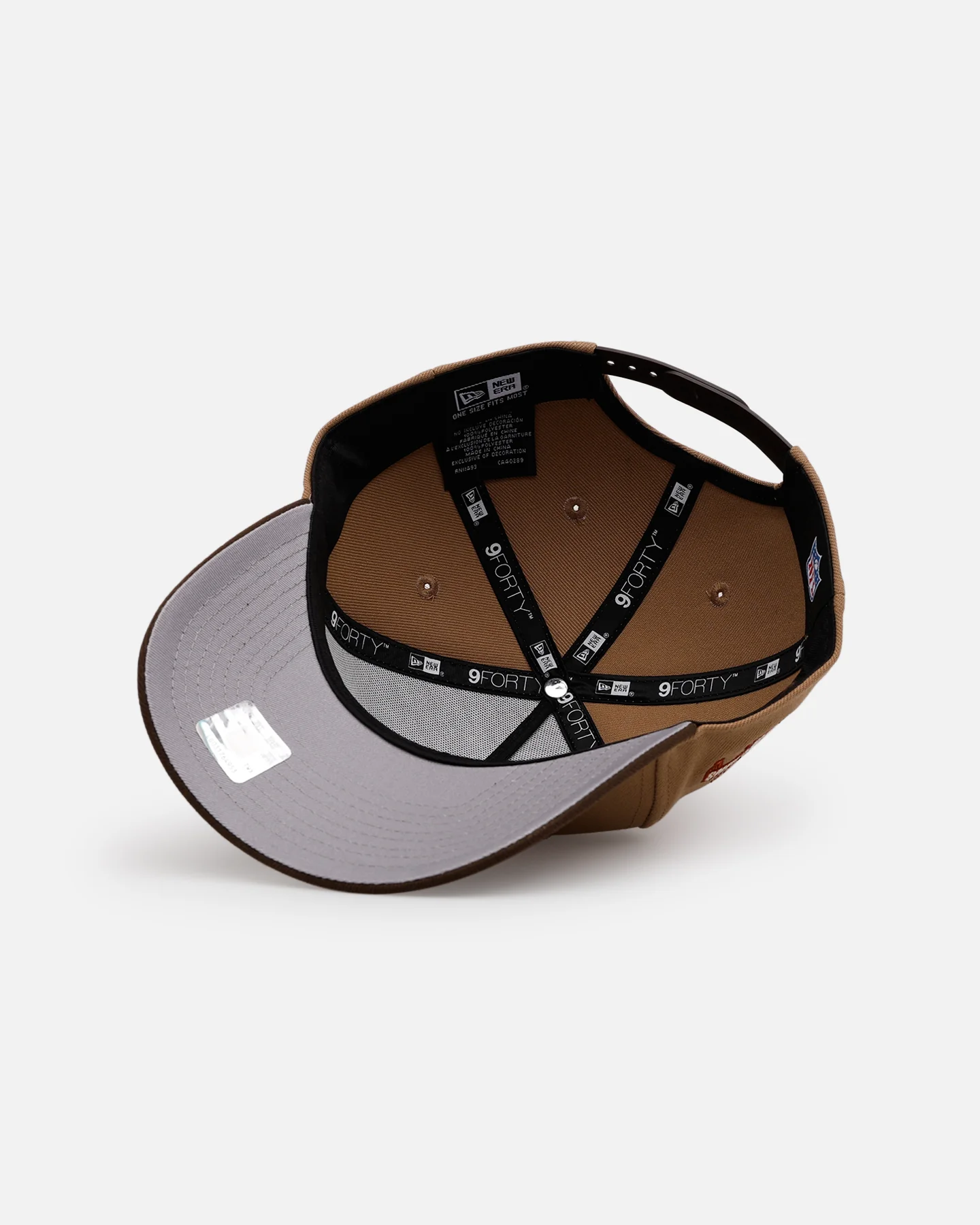 New Era Detroit Lions 'Thanksgiving Football' 9FORTY A-Frame Snapback Khaki - Image 6